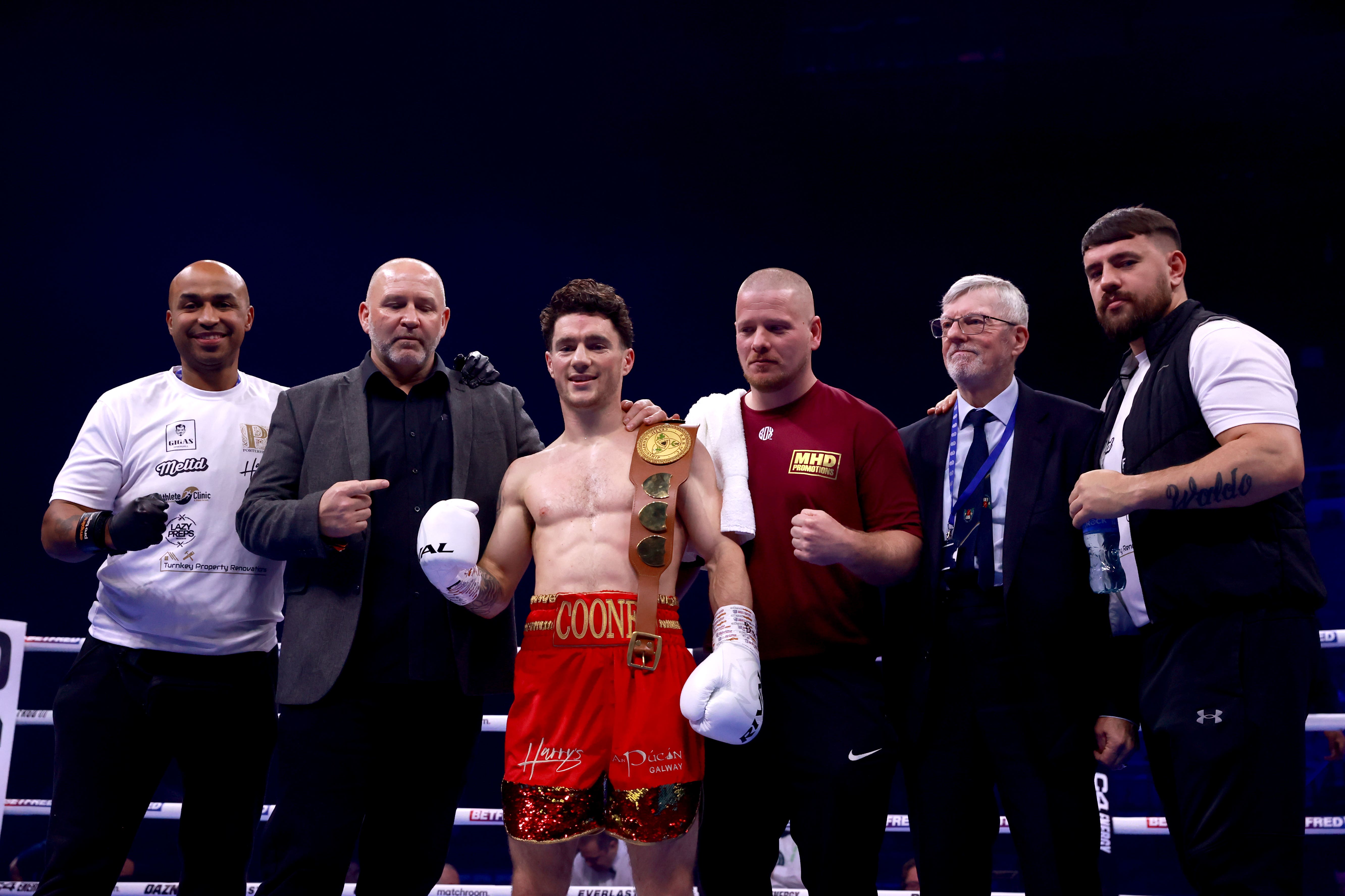 John Cooney was the Celtic super-featherweight title holder