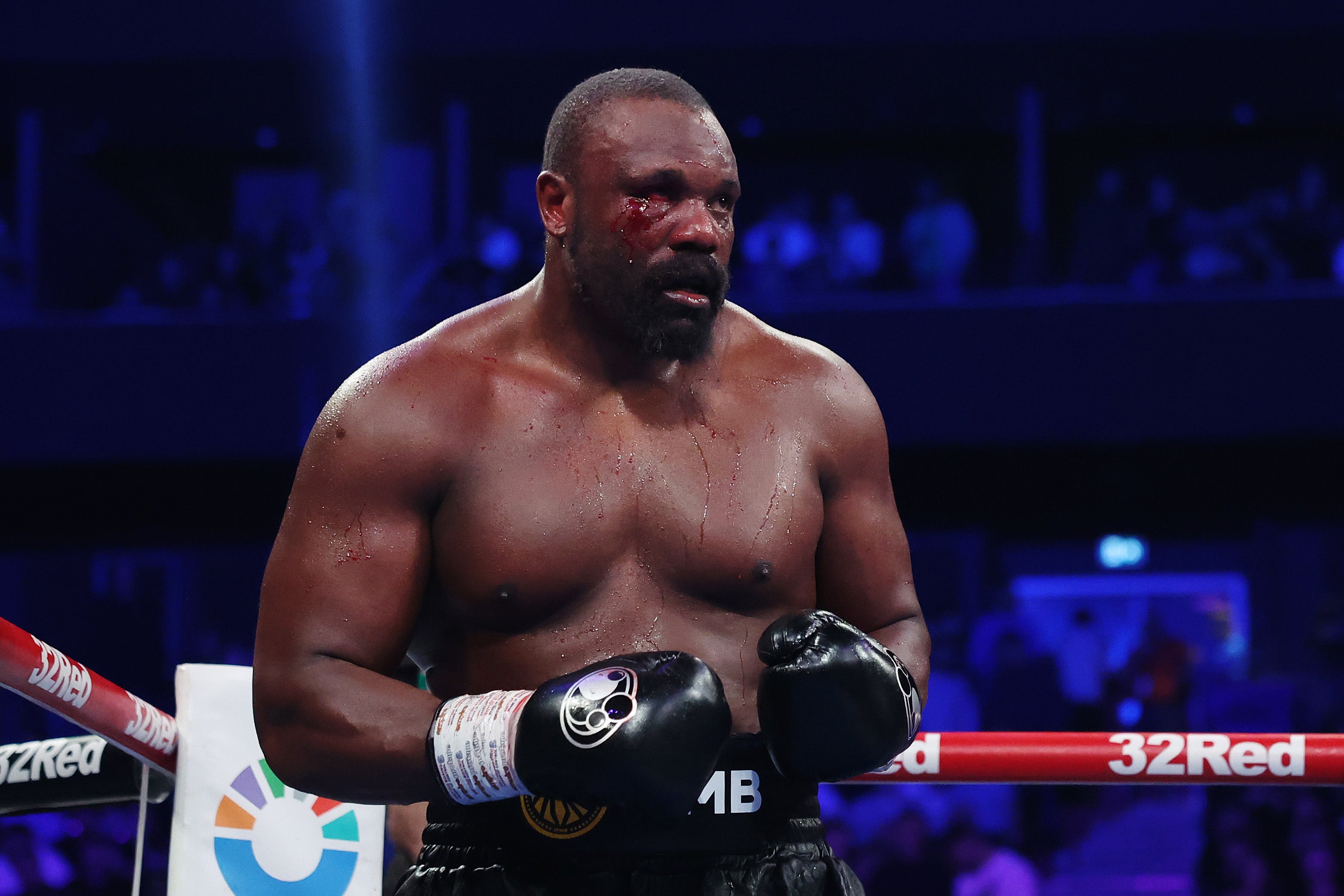 Chisora was cut over and under his right eye