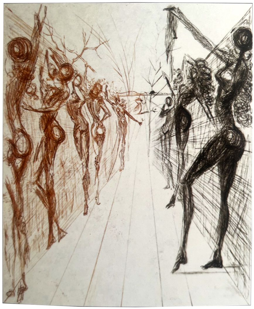 Corridors of Kathmandu, Salvador Dalí, part of the exhibition