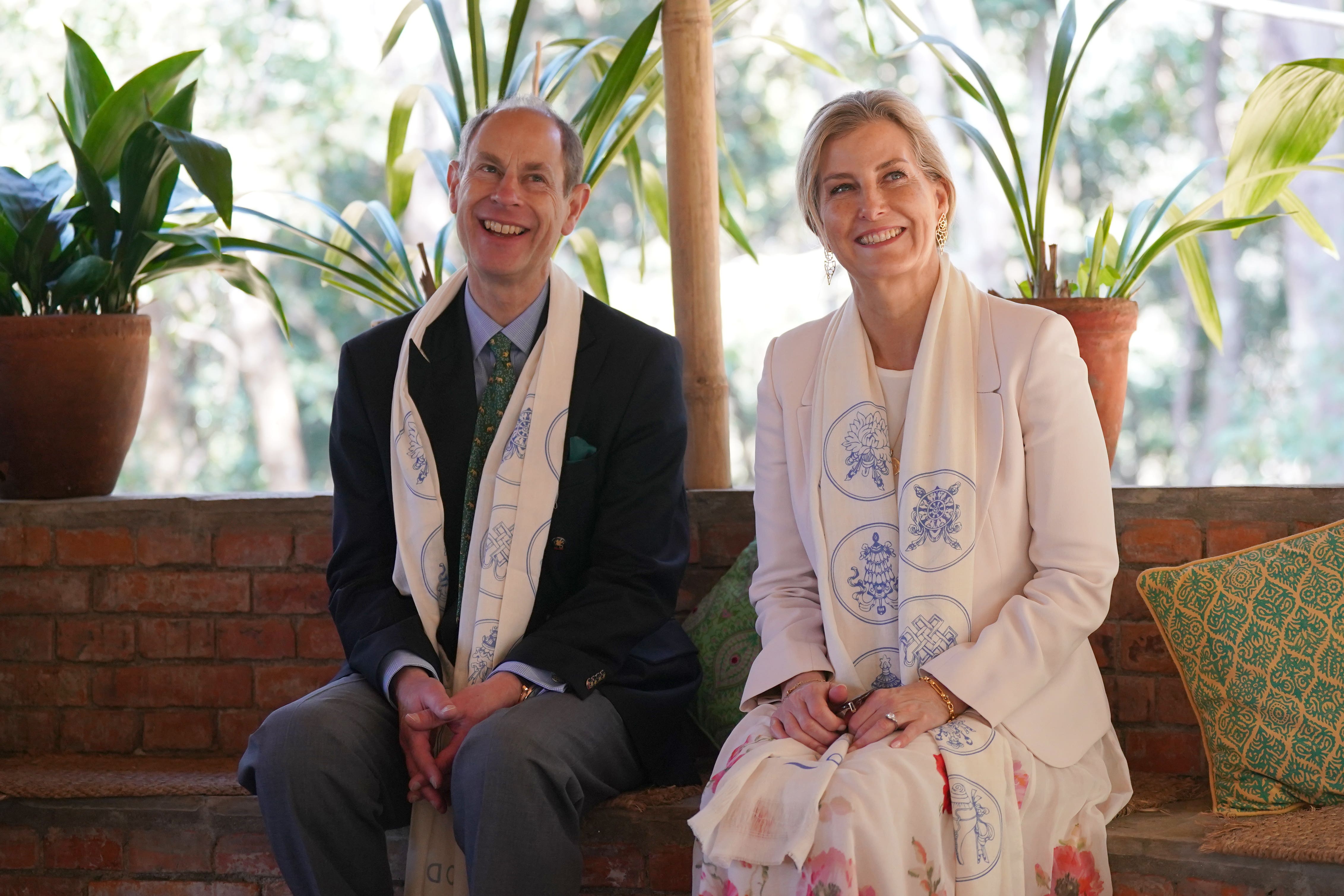The Duke and Duchess of Edinburgh have been visiting Nepal (Yui Mok/PA)