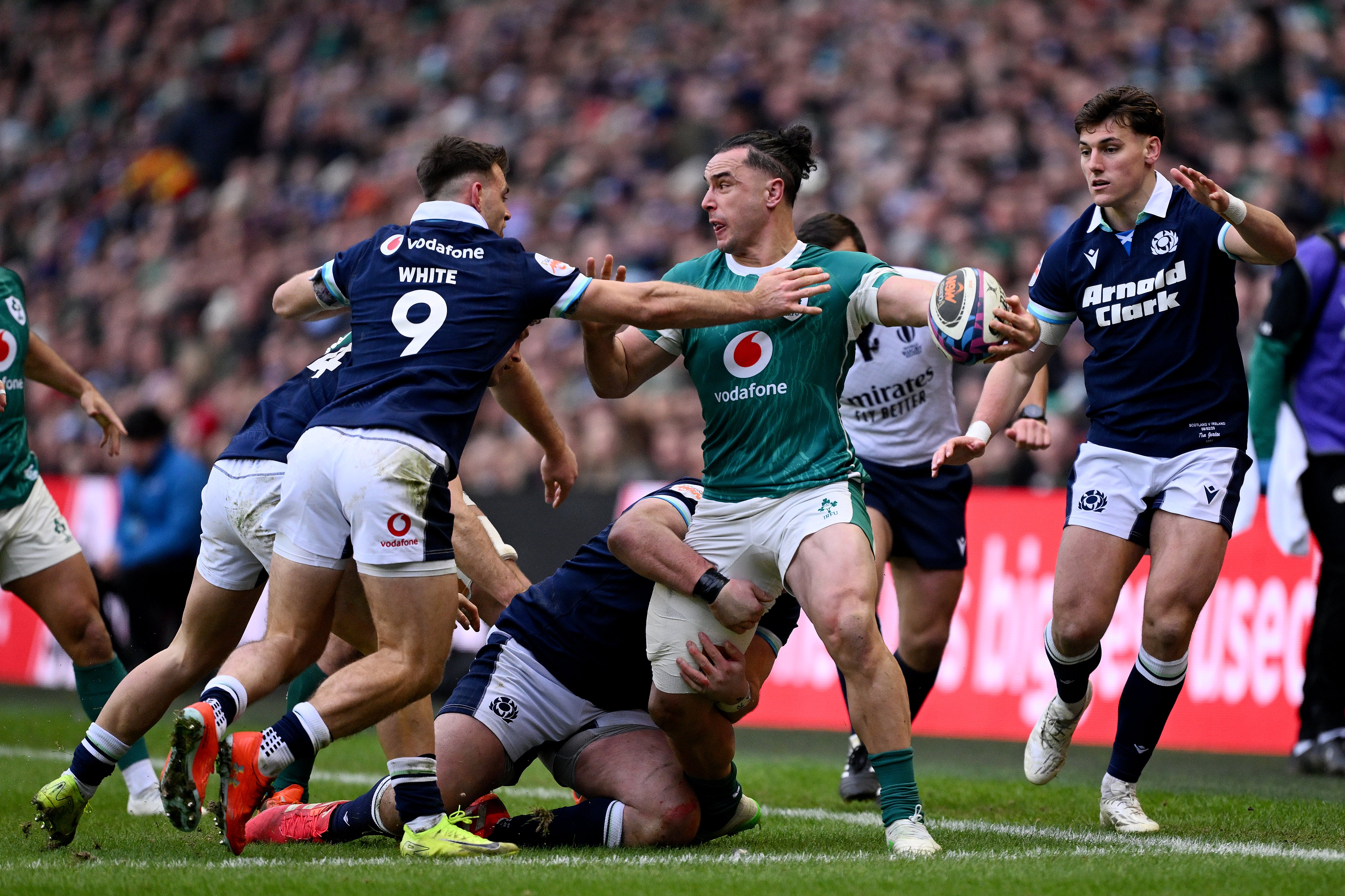 James Lowe has starred for Ireland on the left wing