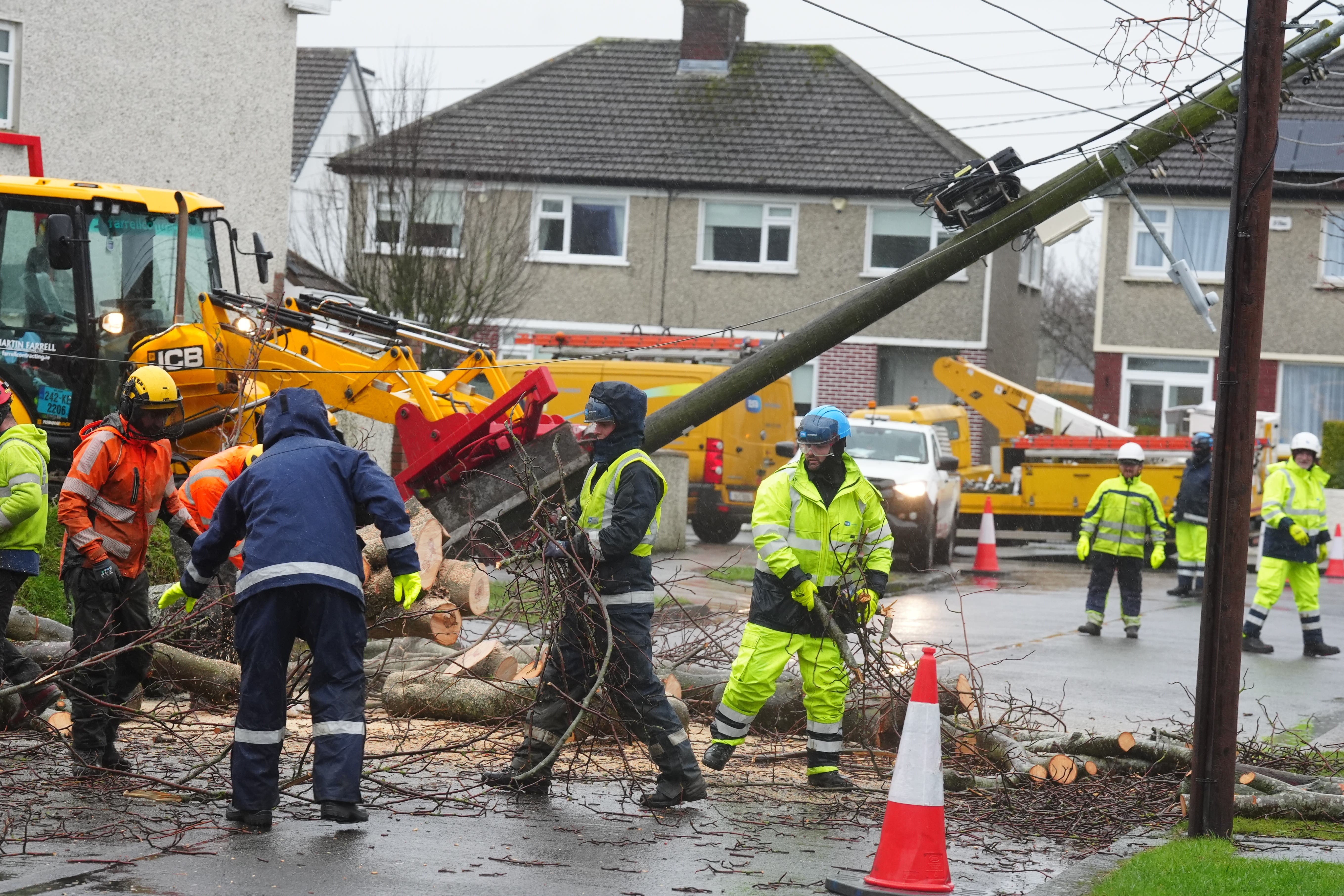 Storm Eowyn cut electricity supplies to more premises than ever before (Brian Lawless/PA)