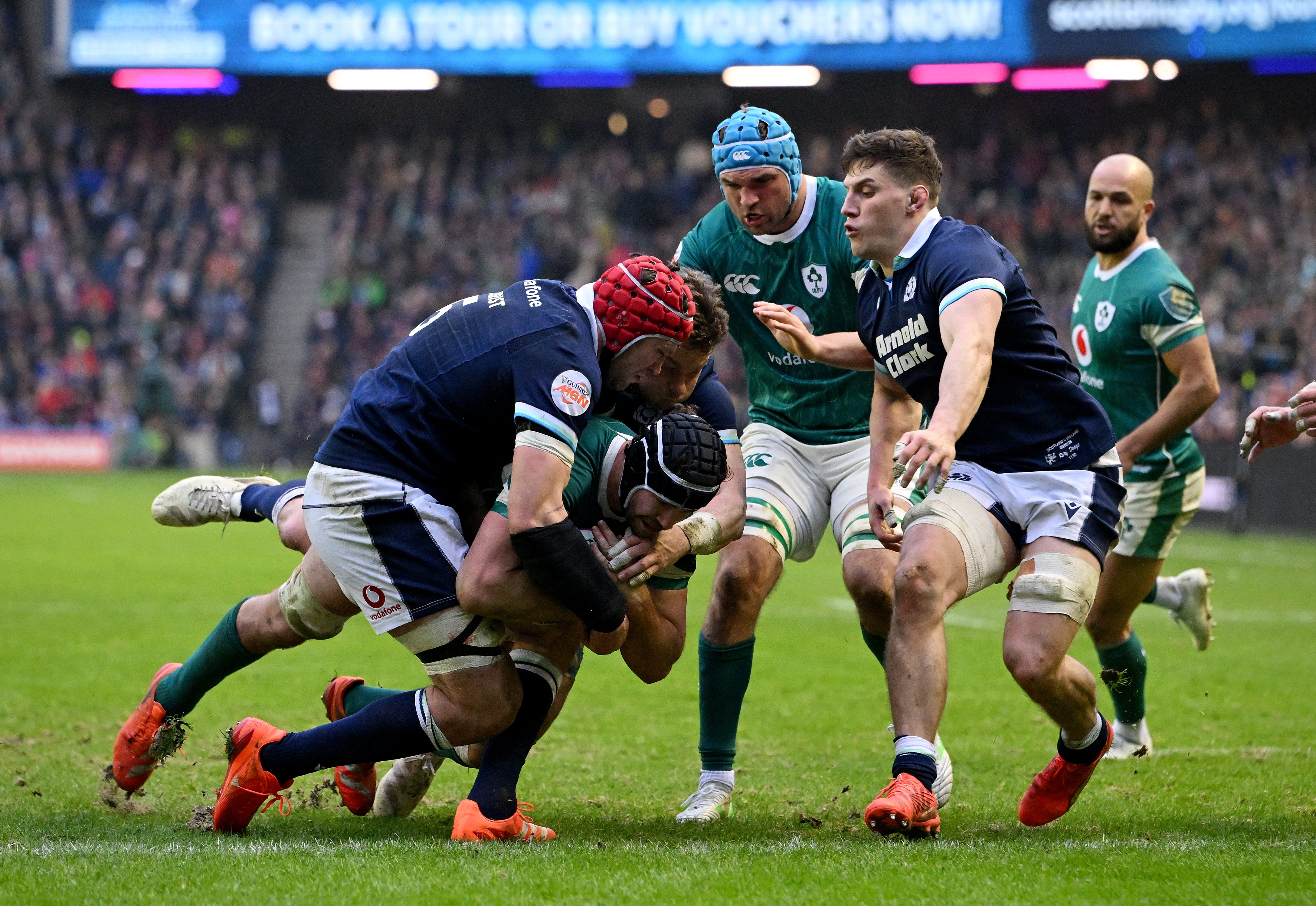Captain Caelan Doris helped Ireland power to victory
