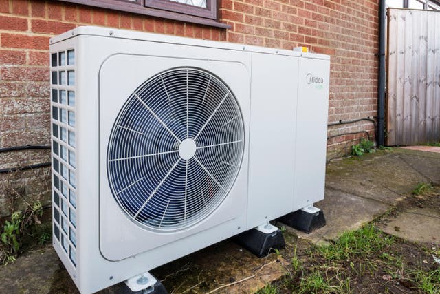 <p>Air source heat pumps use electricity and energy from the air to produce heating and hot water (Alamy/PA)</p>
