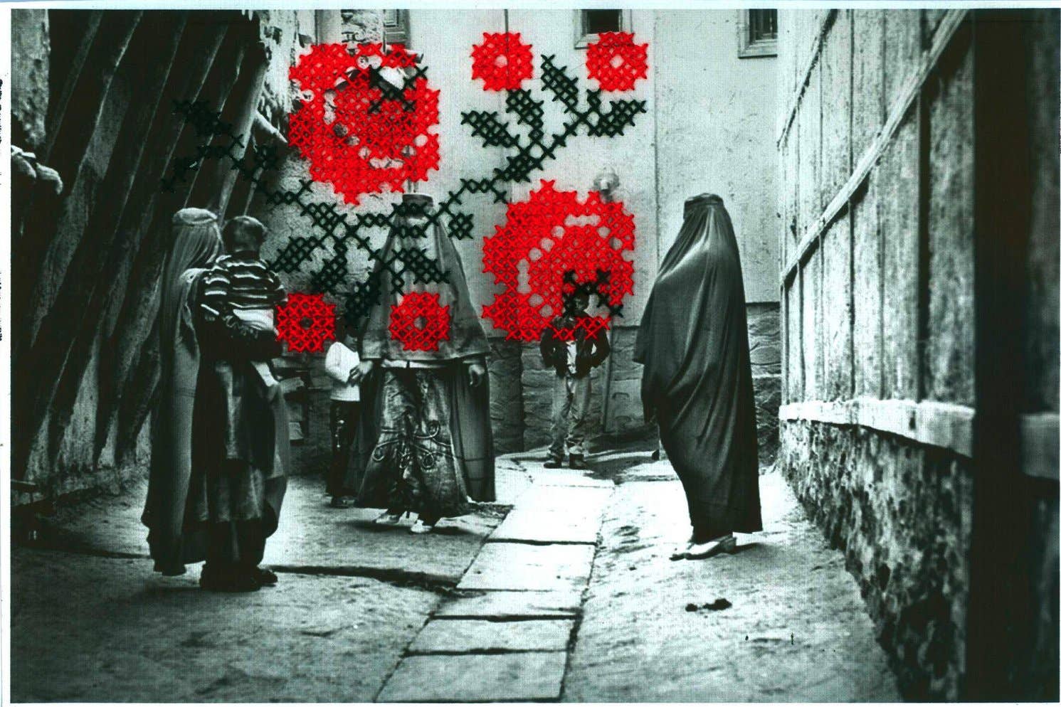 The archive aims to ensure the art of female Afghan artists is preserved (Latifa Zafar Attaii/PA)