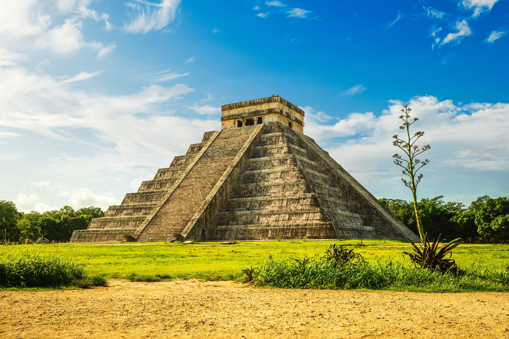 El Castillo served as a temple to the god Kukulkan