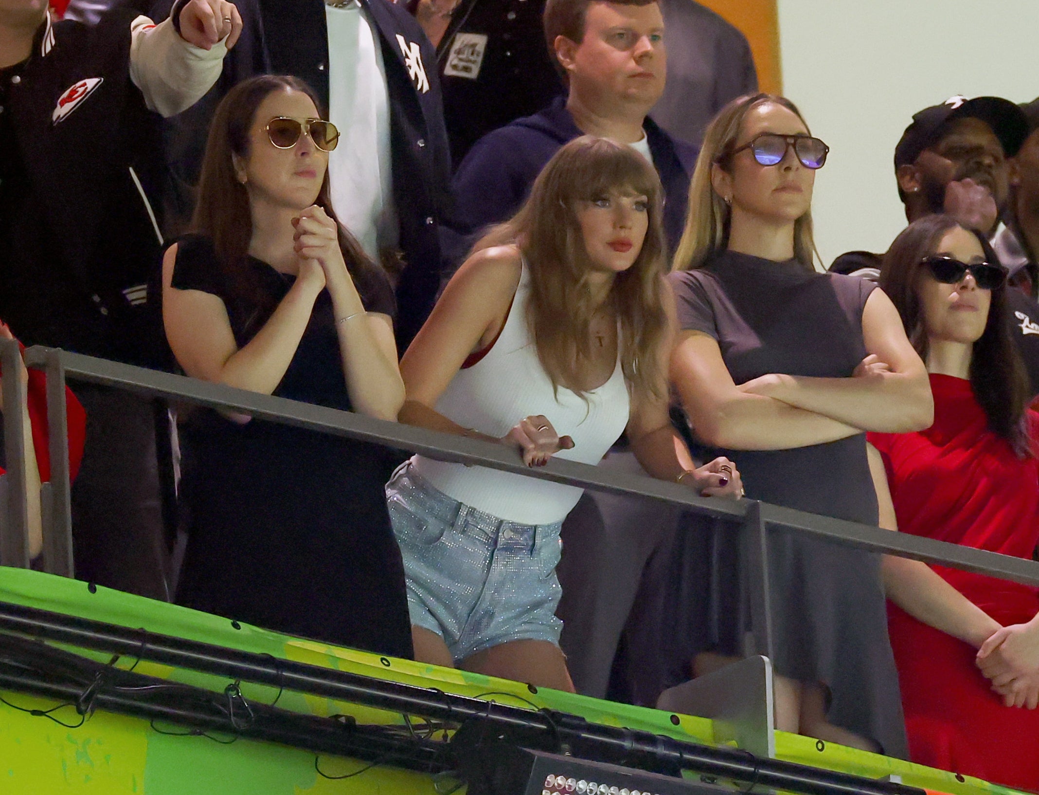 The Haim sisters have been seen attending Kansas City Chiefs games with Swift in the past