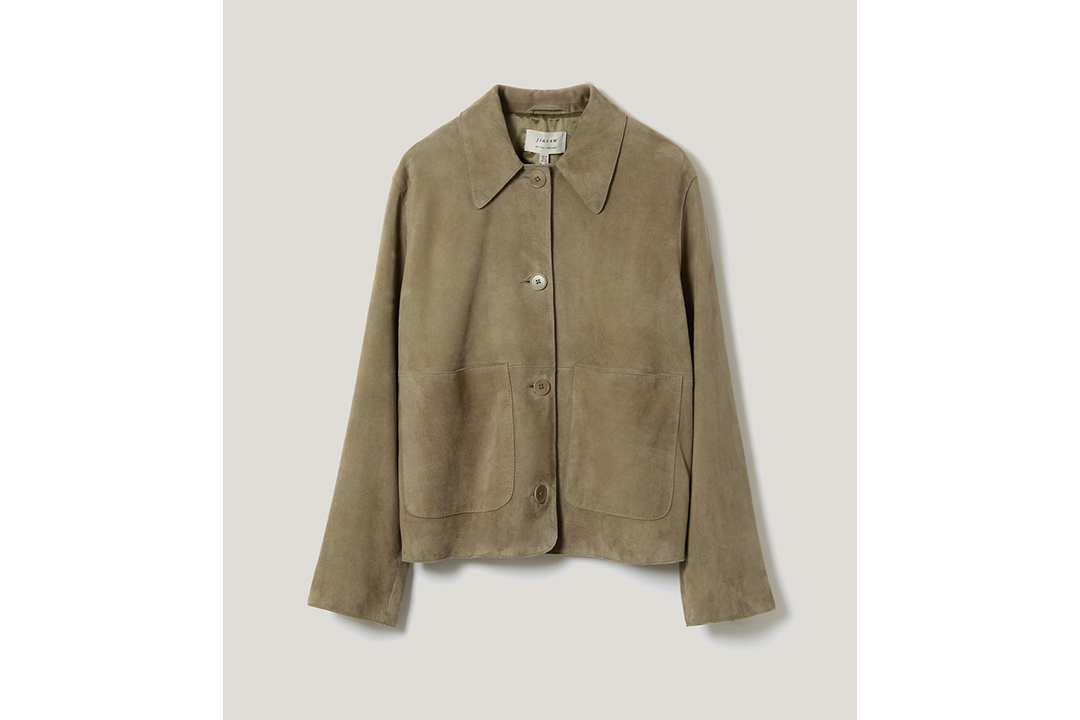 Best spring jackets for women IndyBest review Jigsaw cropped suede jacket