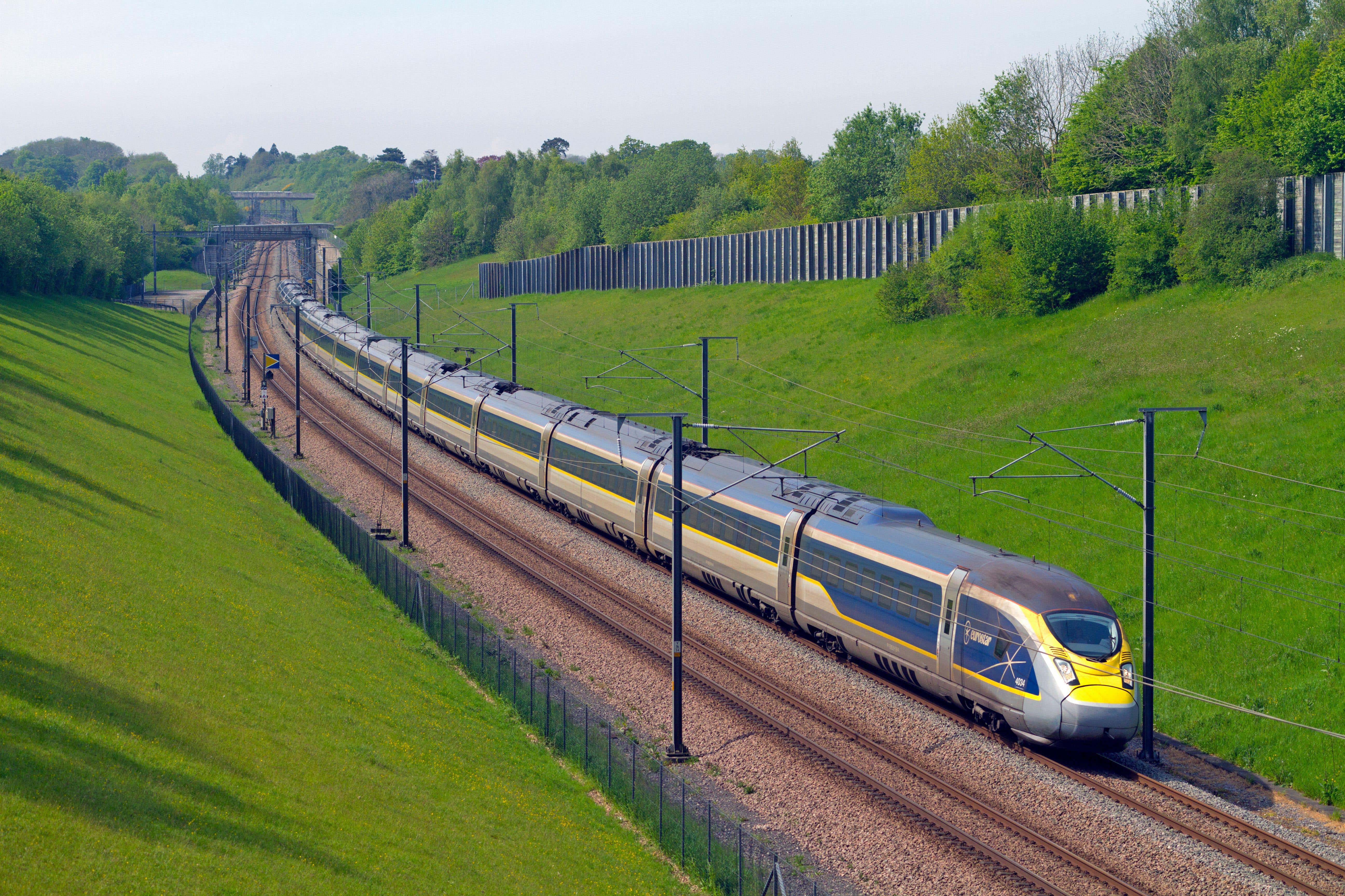 A Eurostar train