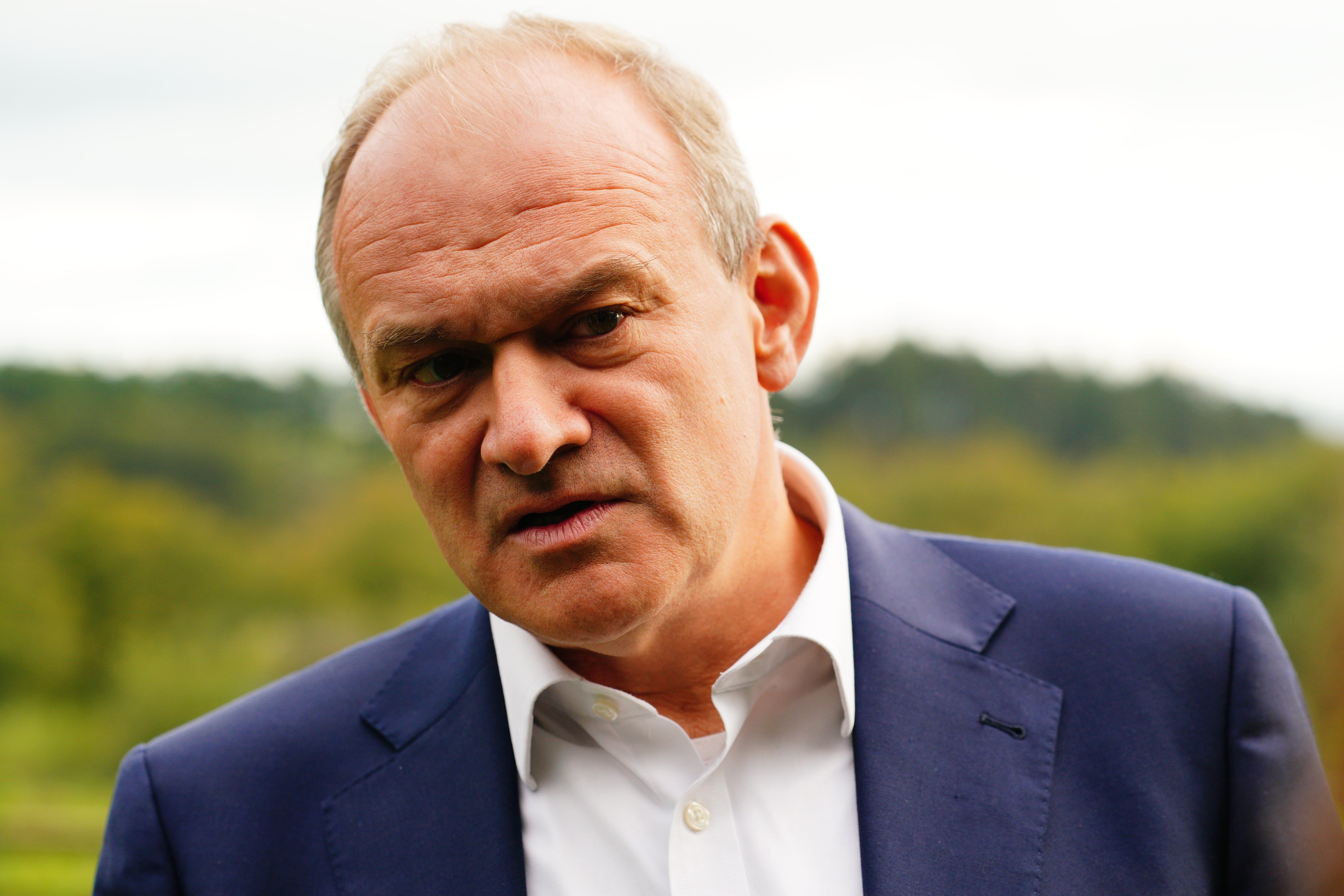Liberal Democrat leader Sir Ed Davey condemned Nigel Farage’s remarks