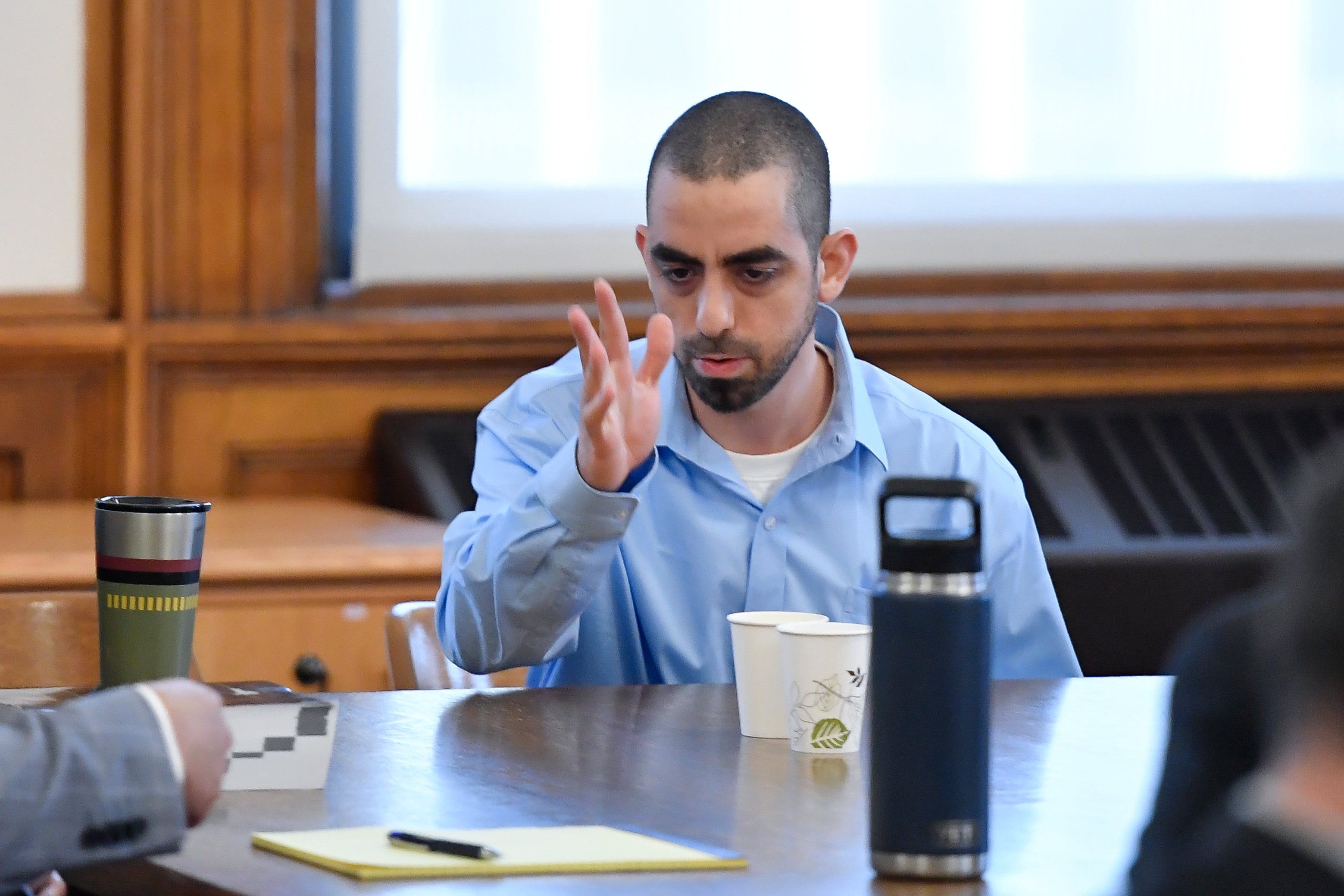 Matar ‘almost succeeded in killing Mr Rushdie’ in the attack, said the DA