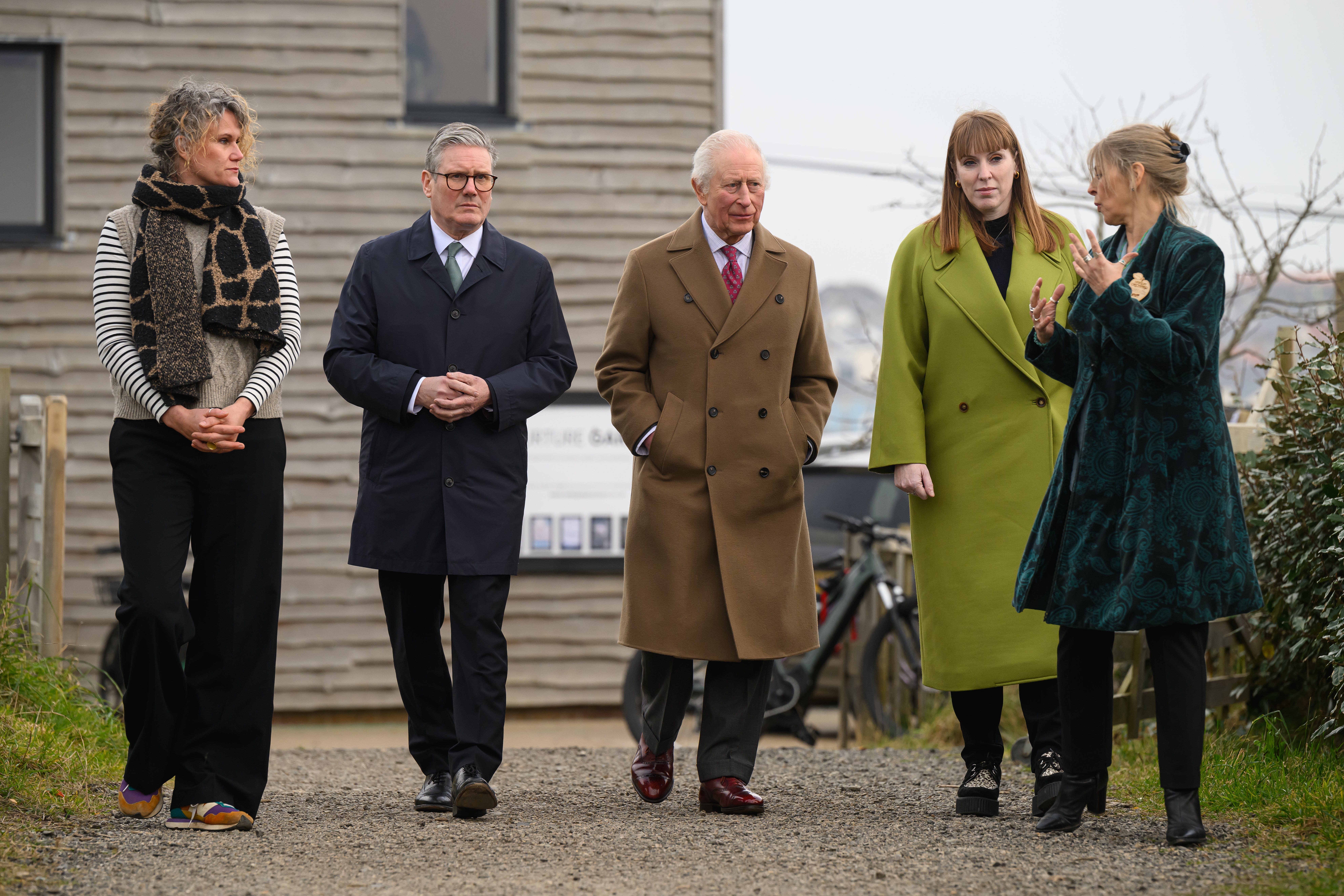 Keir Starmer and Angela Rayner discussed new towns on a visit with King Charles earlier in the week