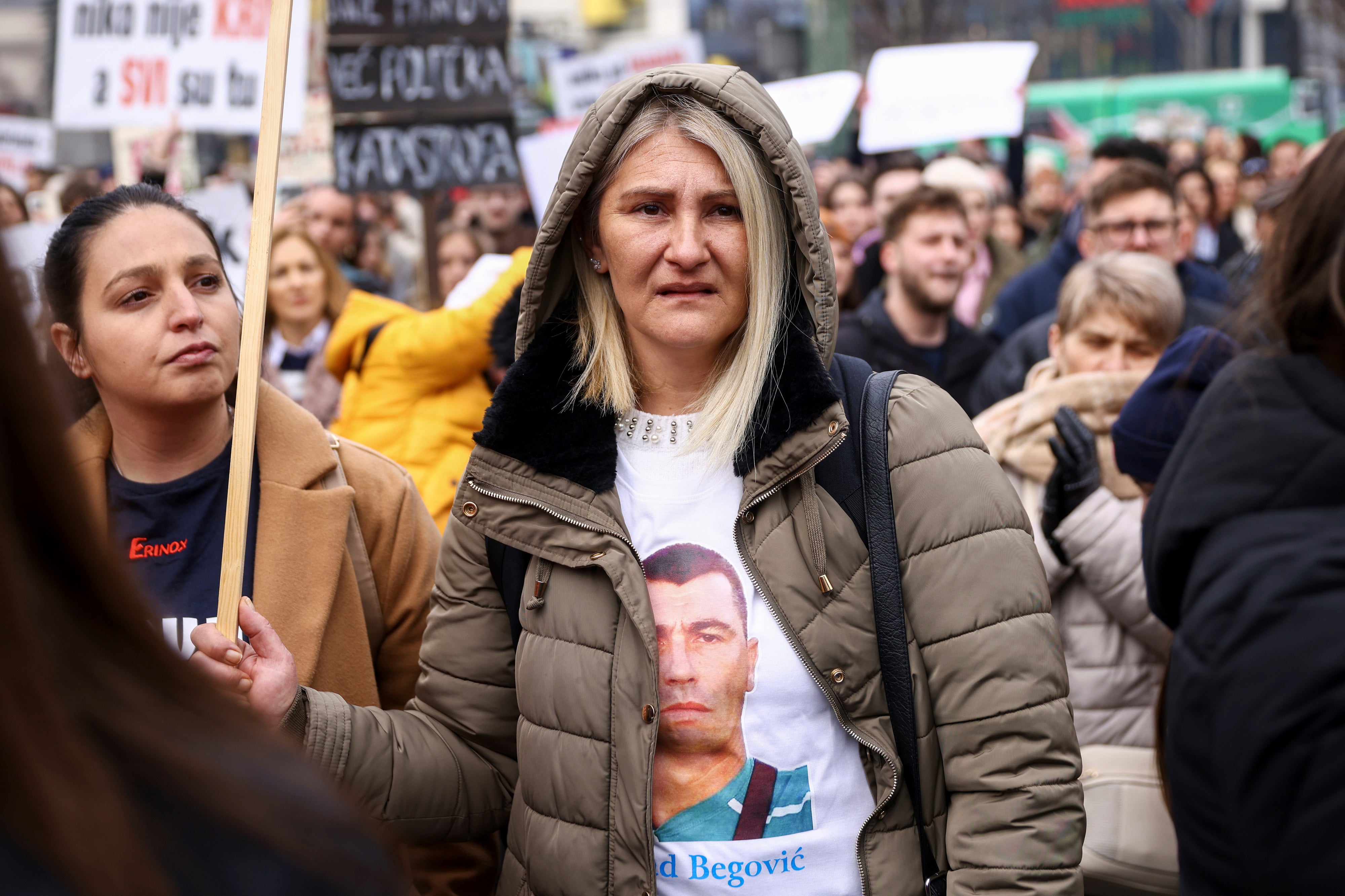 Bosnia Protest Students