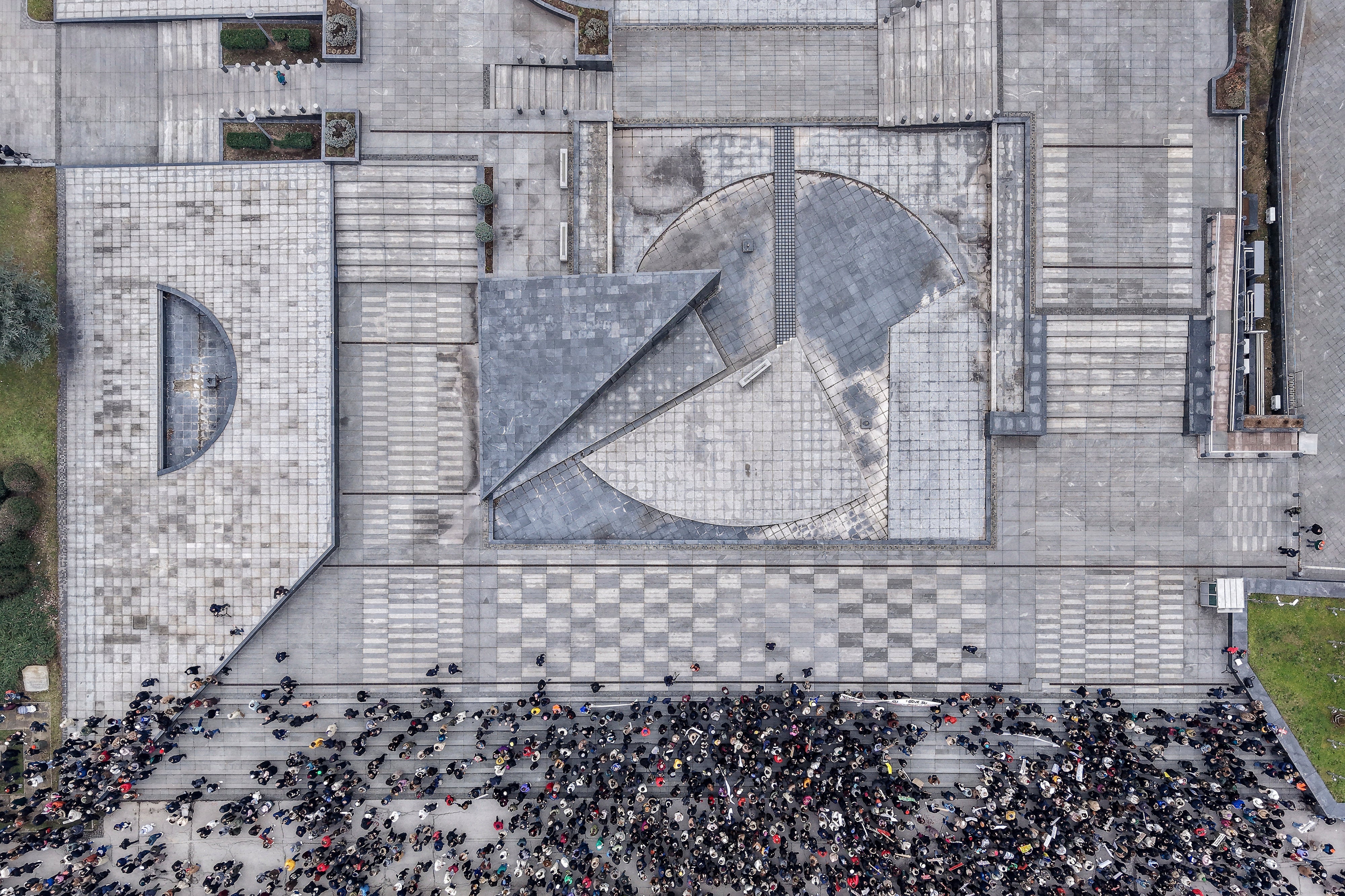 Bosnia Protest Students
