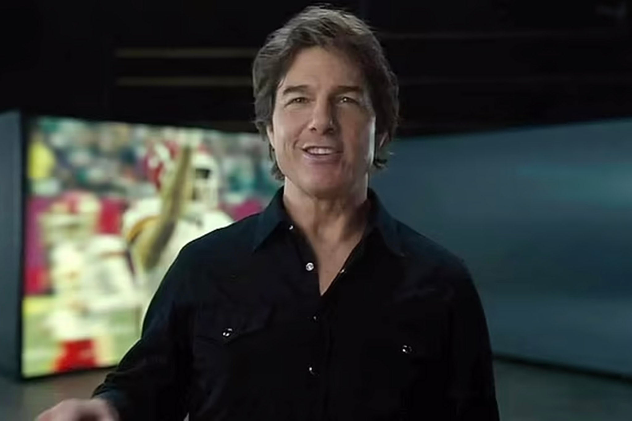 Tom Cruise in an ad for the 2025 Super Bowl