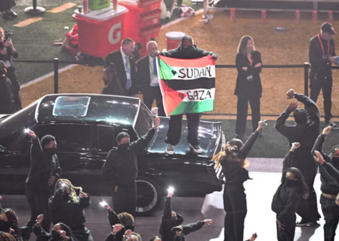 Zul-Qarnain Kwame Nantambu was identified as the man who waved a ‘Sudan and Free Gaza’ flag at the Superdome
