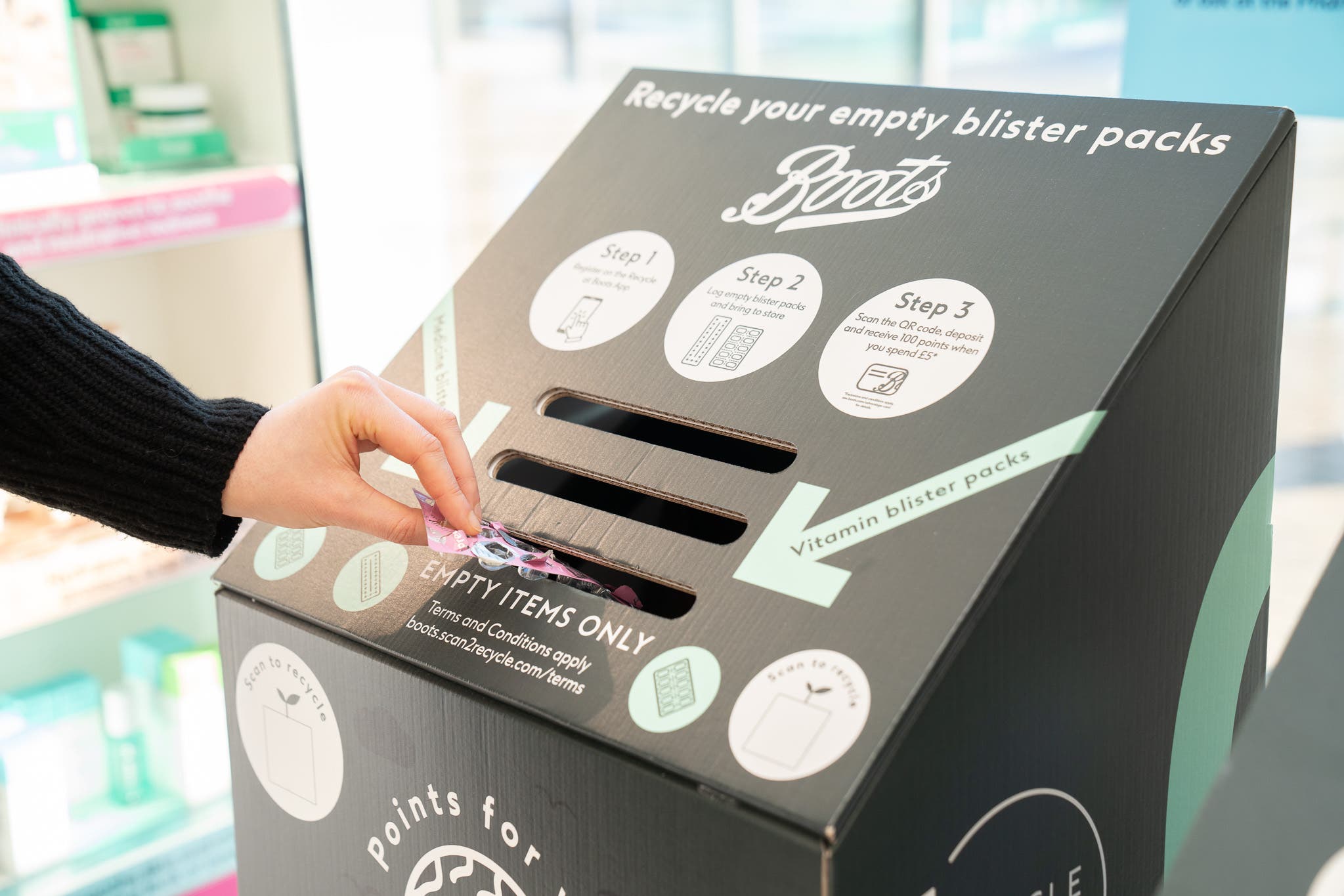 Blister packs from any brand can be recycled (Boots/PA)