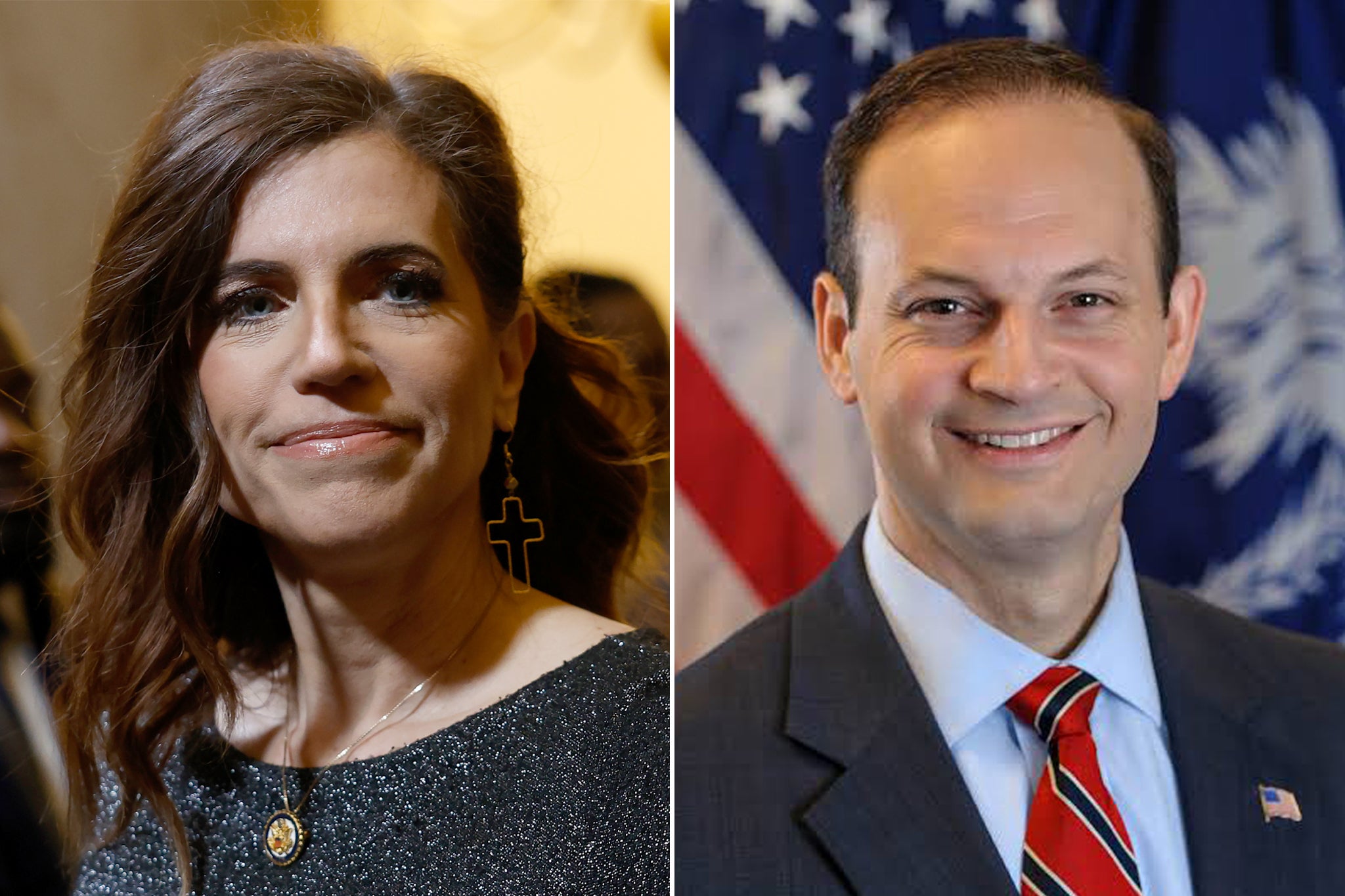 Mace has accused her political rival Alan Wilson of a ‘political hit job’. The pair are running against each other in the South Carolina Republican gubernatorial primary