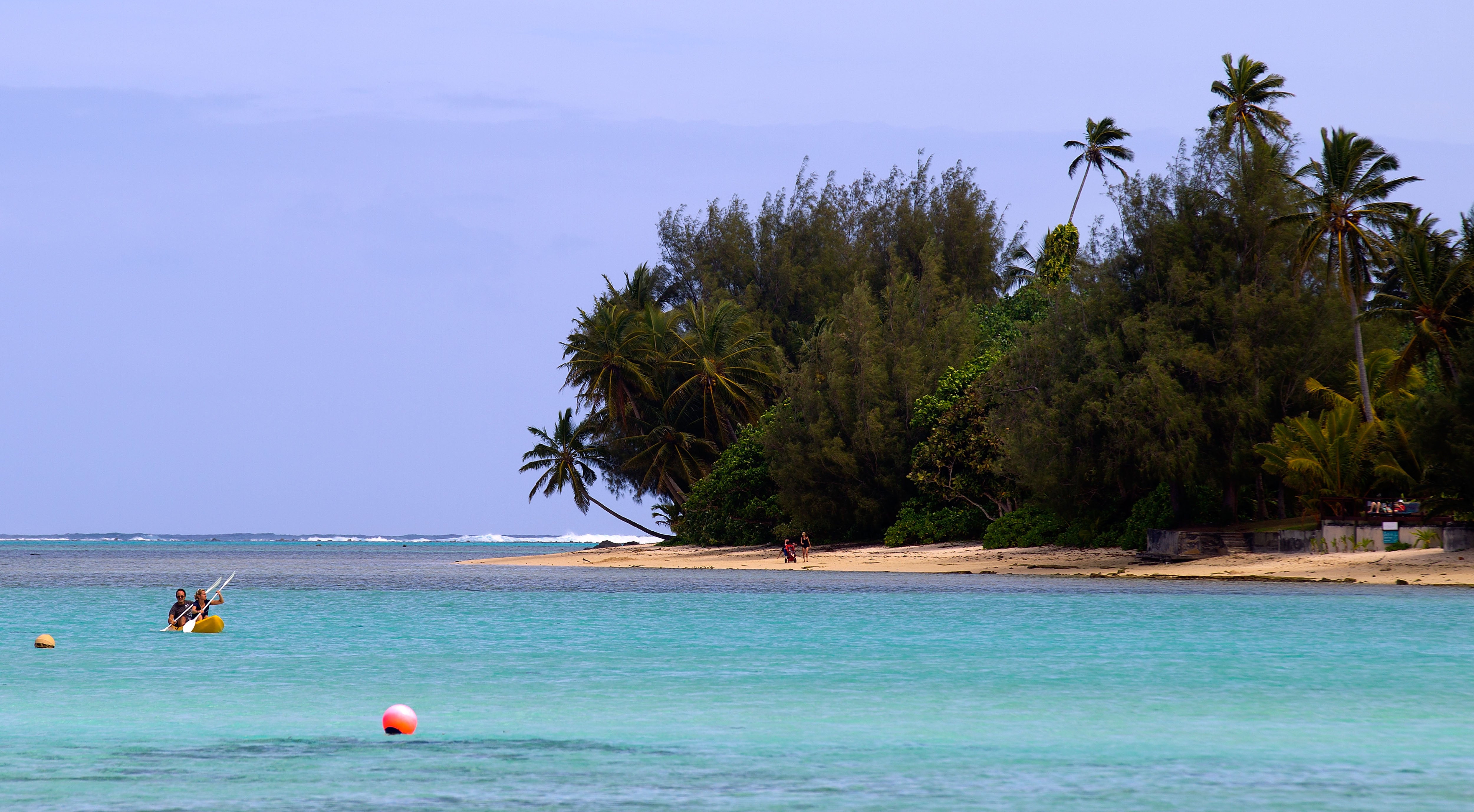 Muri beach on Rarotonga, the largest island of the Cook Islands