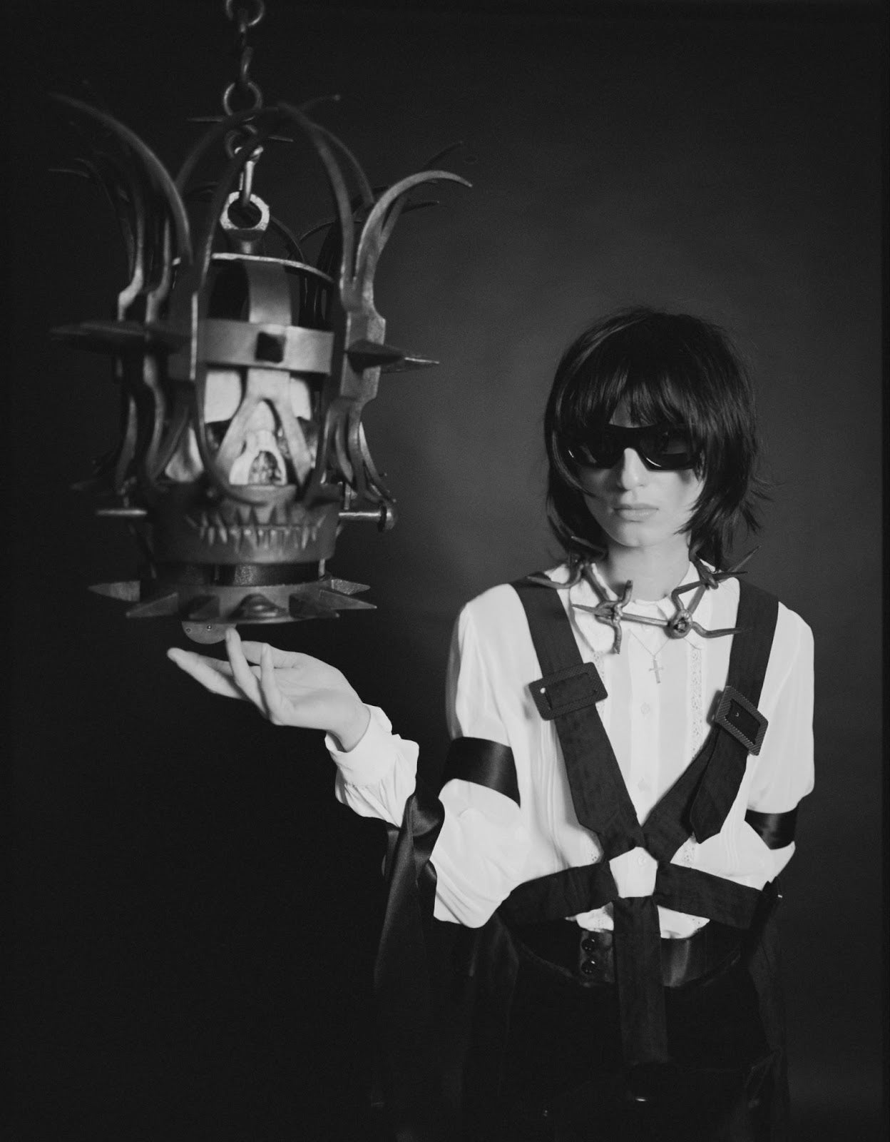 Spooky: Heartworms in artwork for her latest single, ‘Mad Catch’