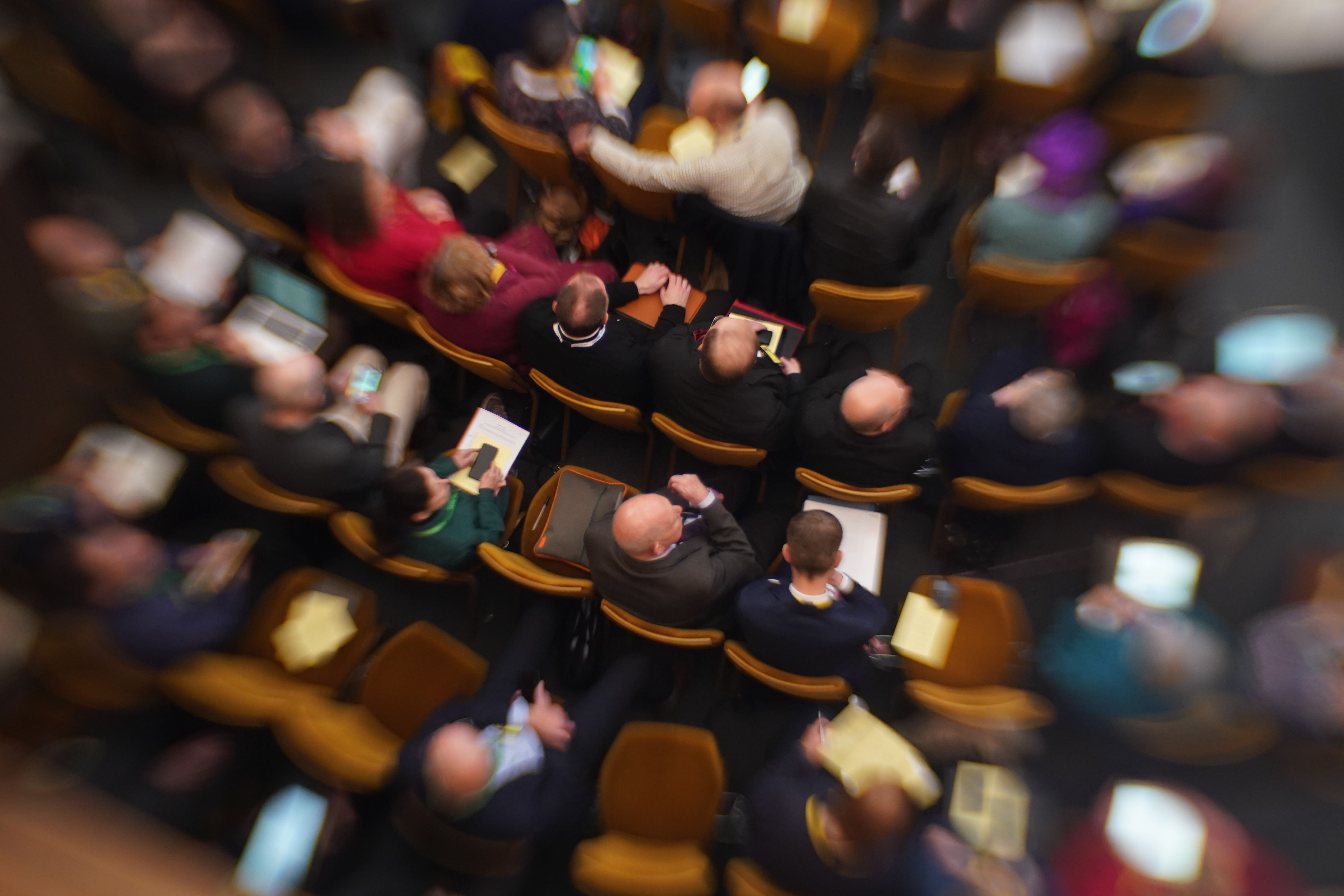 Members of a previous Church of England Synod at Church House (James Manning/PA)
