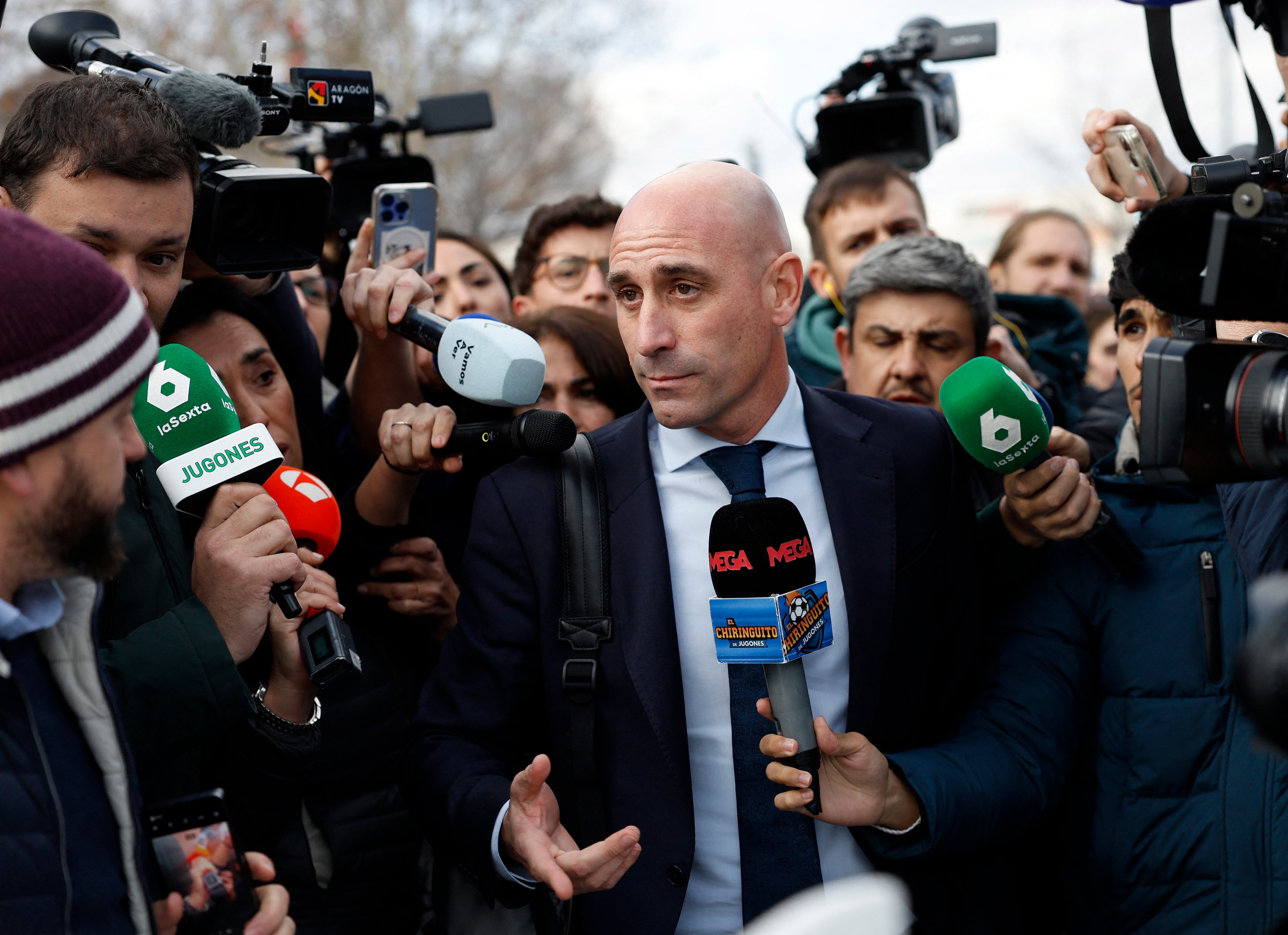 Rubiales acknowledged in court he made a mistake