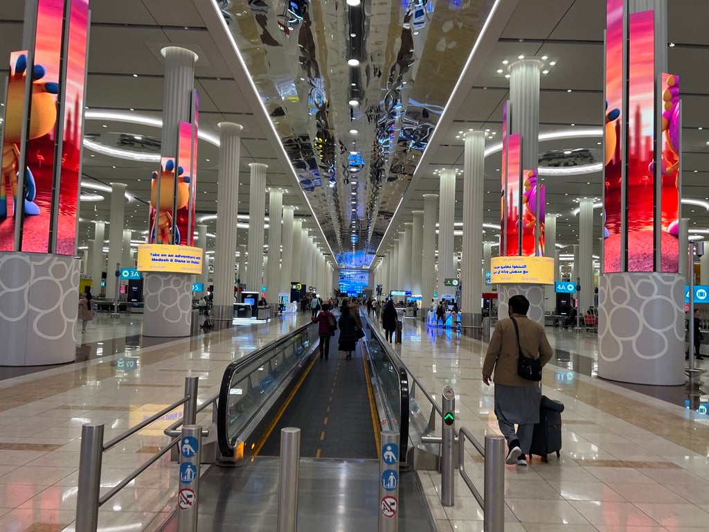 Change here for Mauritius: Dubai airport can be bewilderingly busy, especially if you are transferring to your final destination