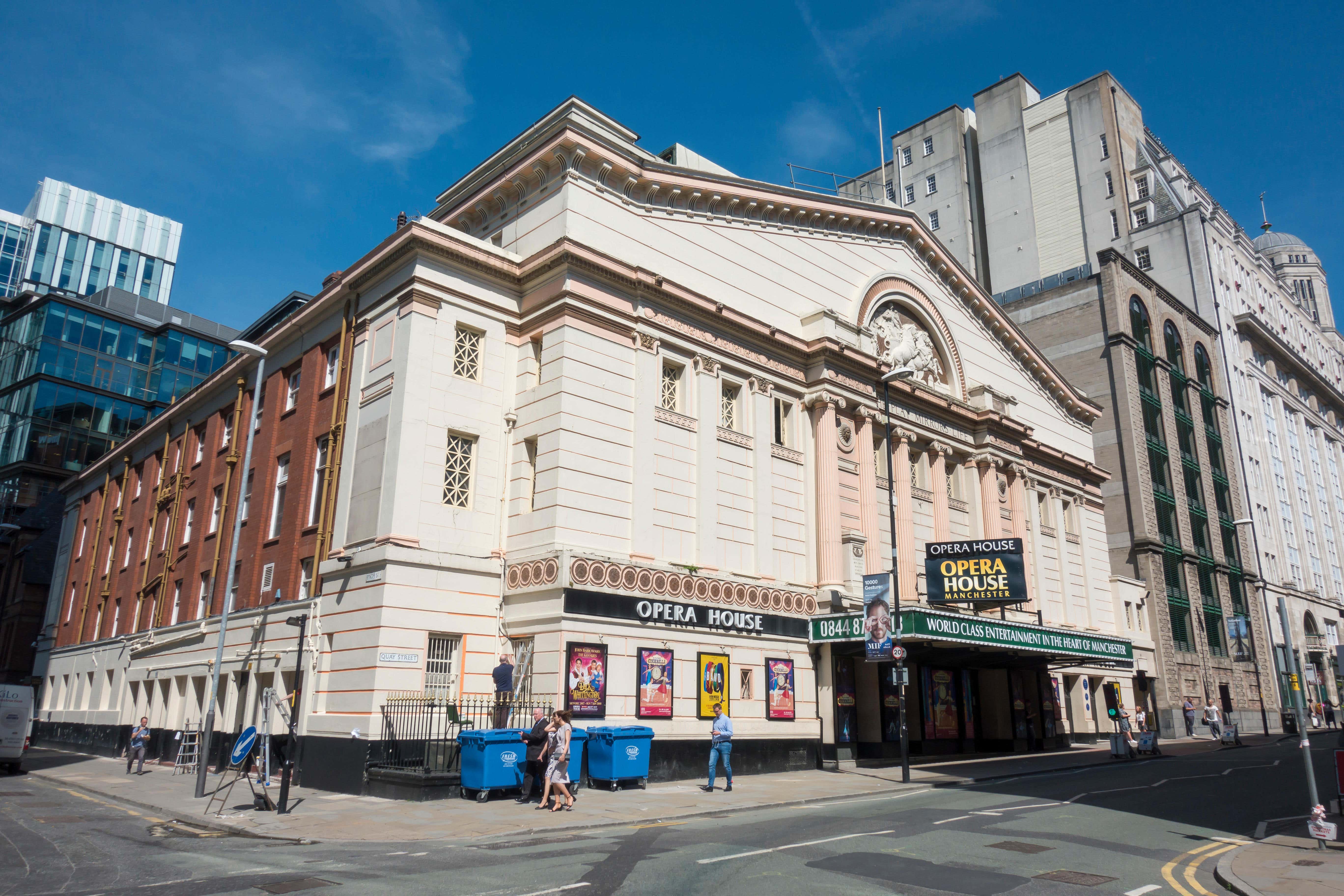 Steven Webb, who performs in the musical comedy Here You Come Again, said a performance at Opera House Manchester on Wednesday was stopped ‘for 15 or 20 minutes’ because of a woman shouting (Alamy/PA)