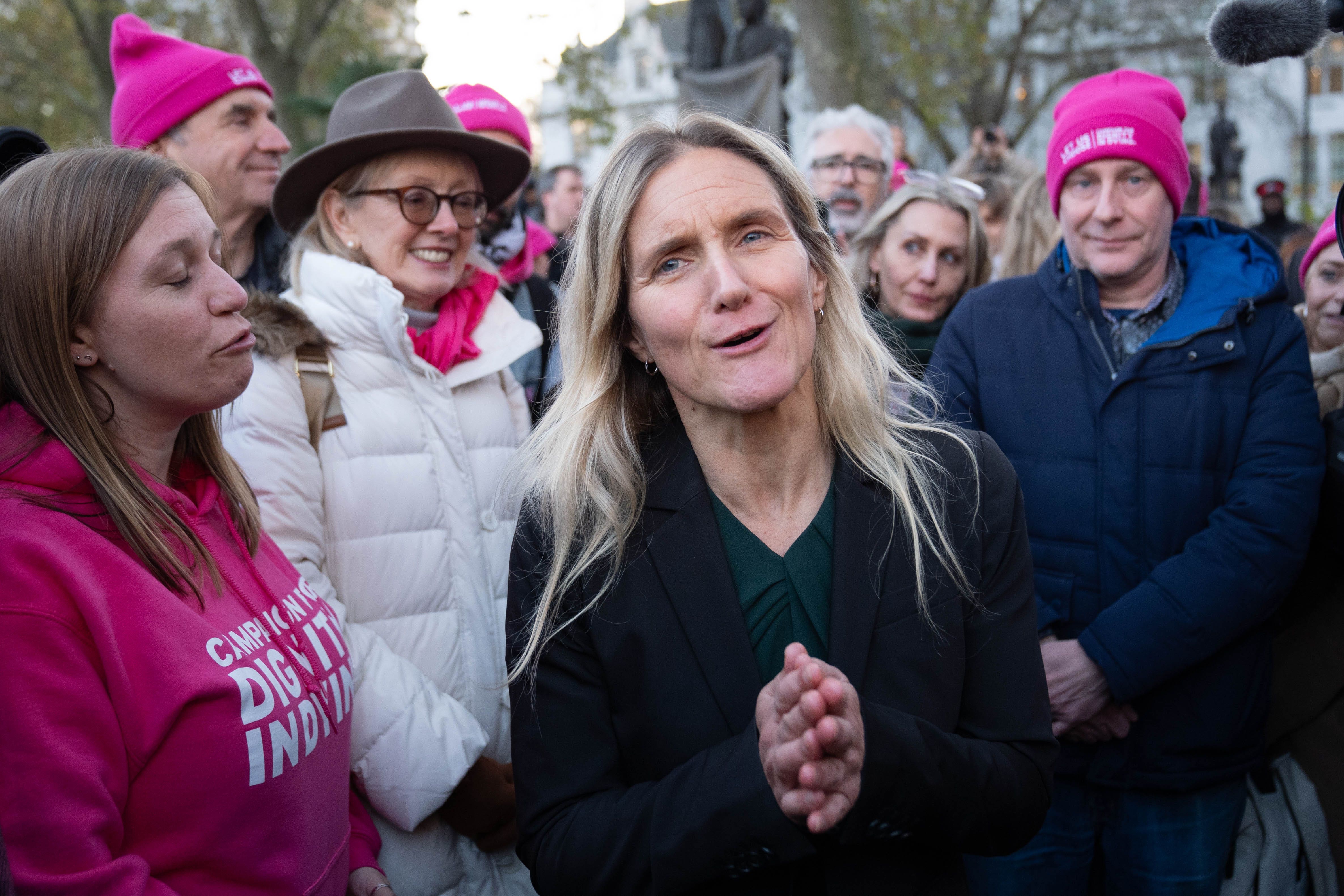 Kim Leadbeater has proposed changes to her assisted dying legislation that would see a High Court judge replaced with a panel of experts (Stefan Rousseau/PA)