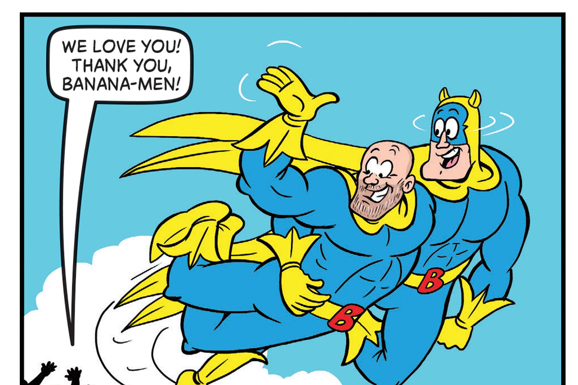 Bananaman and Mike Tindall team up in Beano (Beano/PA)