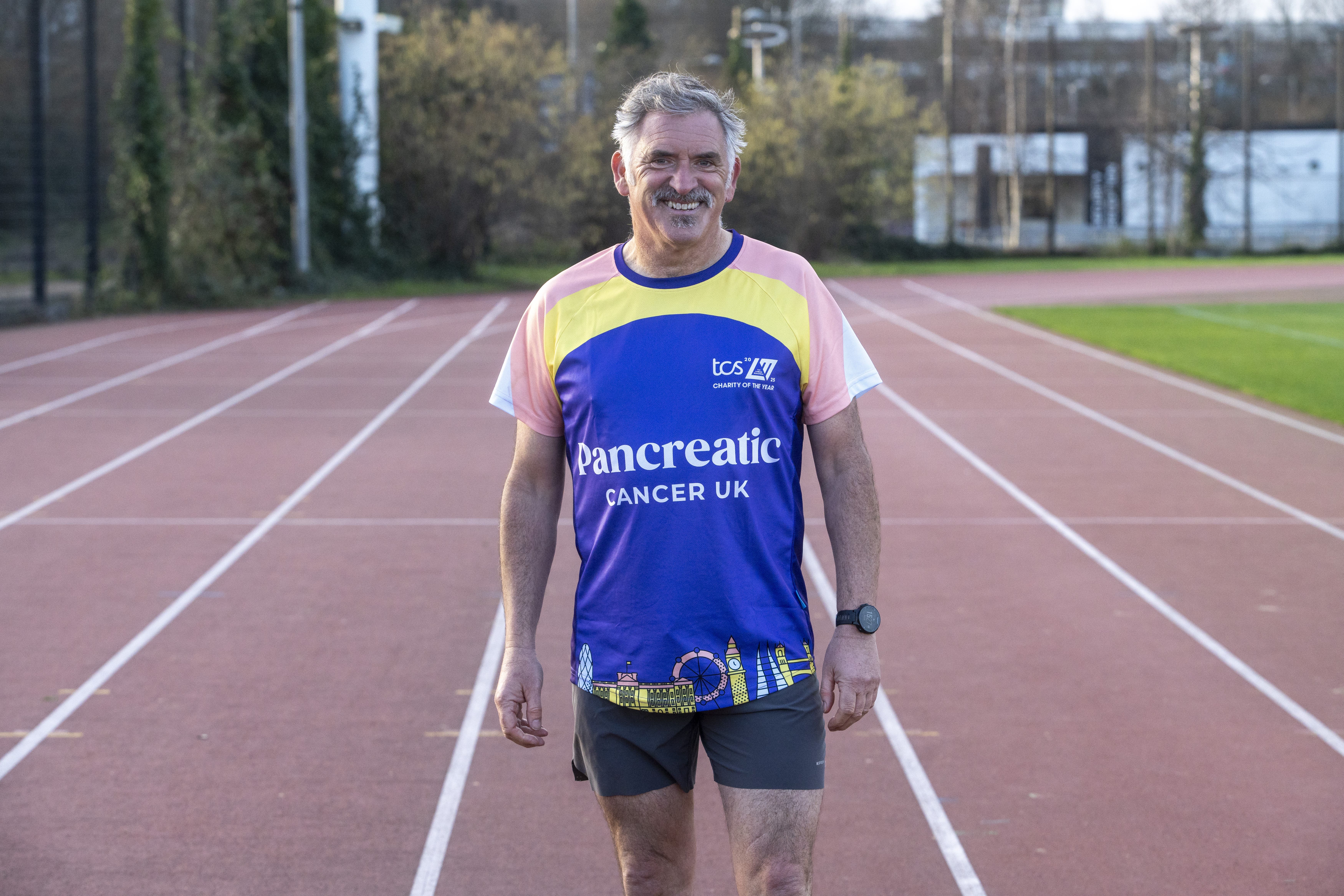 Tony Audenshaw, who plays Bob Hope in Emmerdale, will run the TCS London Marathon for the charity Pancreatic Cancer UK after his wife Ruth died from the disease (Jeff Moore/Pancreatic Cancer UK/PA)