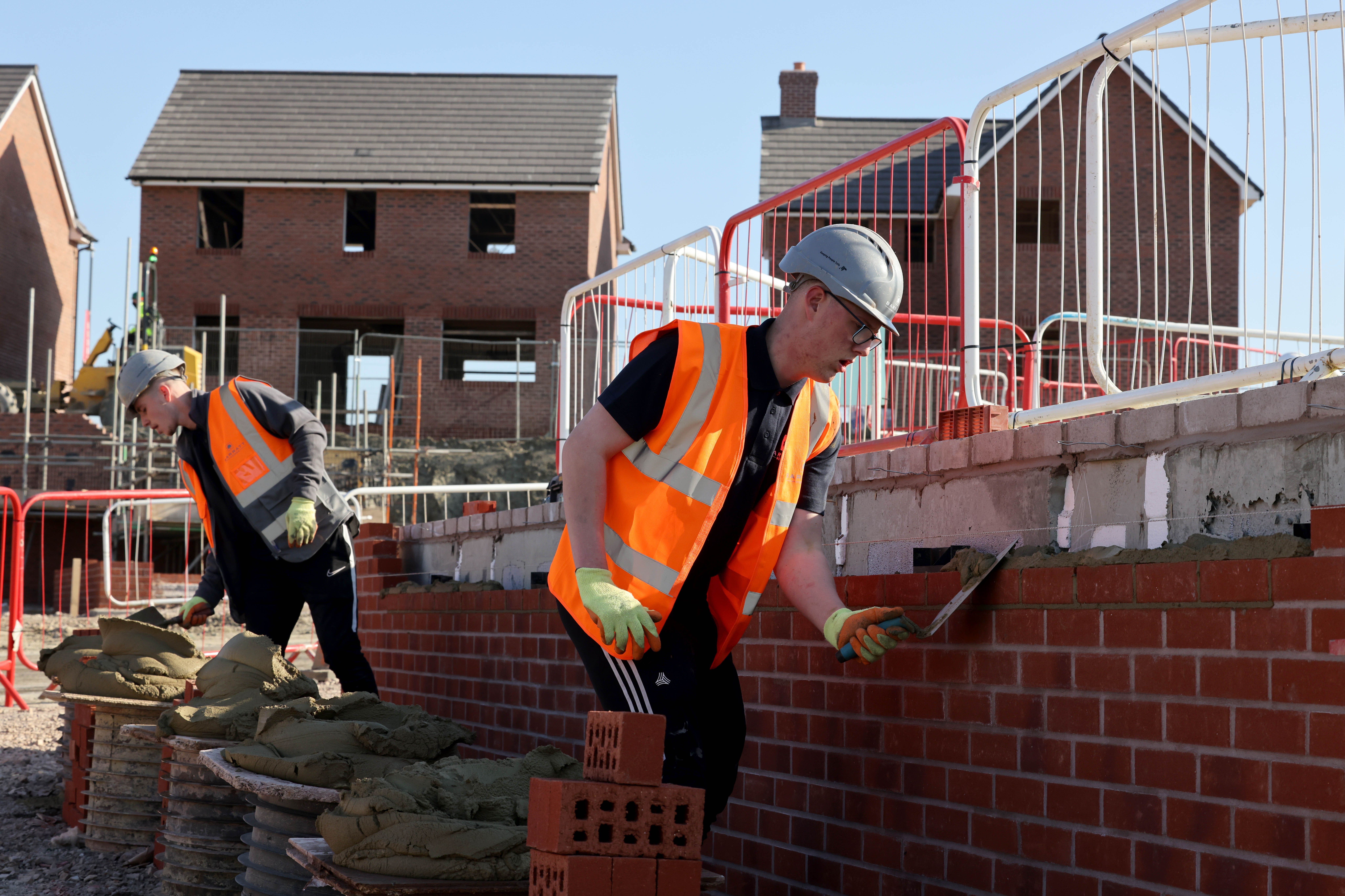 Housebuilder Barratt Redrow has seen shares jump higher after delivering profit cheer thanks to a buoyant start to the year as buyer demand recover (Jonathan Buckmaster/Daily Express/PA)