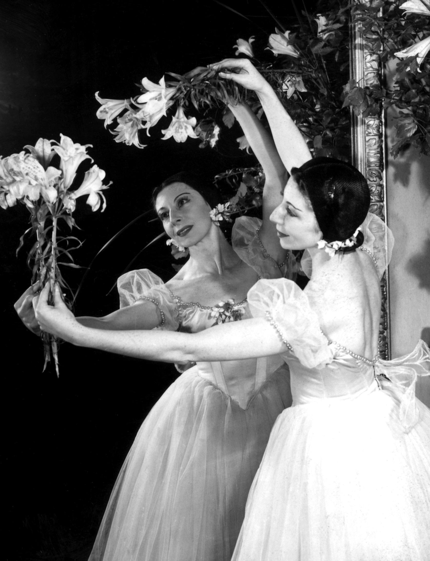 Alicia Markova, during rehearsals at the Royal Opera House, Covent Garden, London, for her return as guest artist with the Royal Ballet