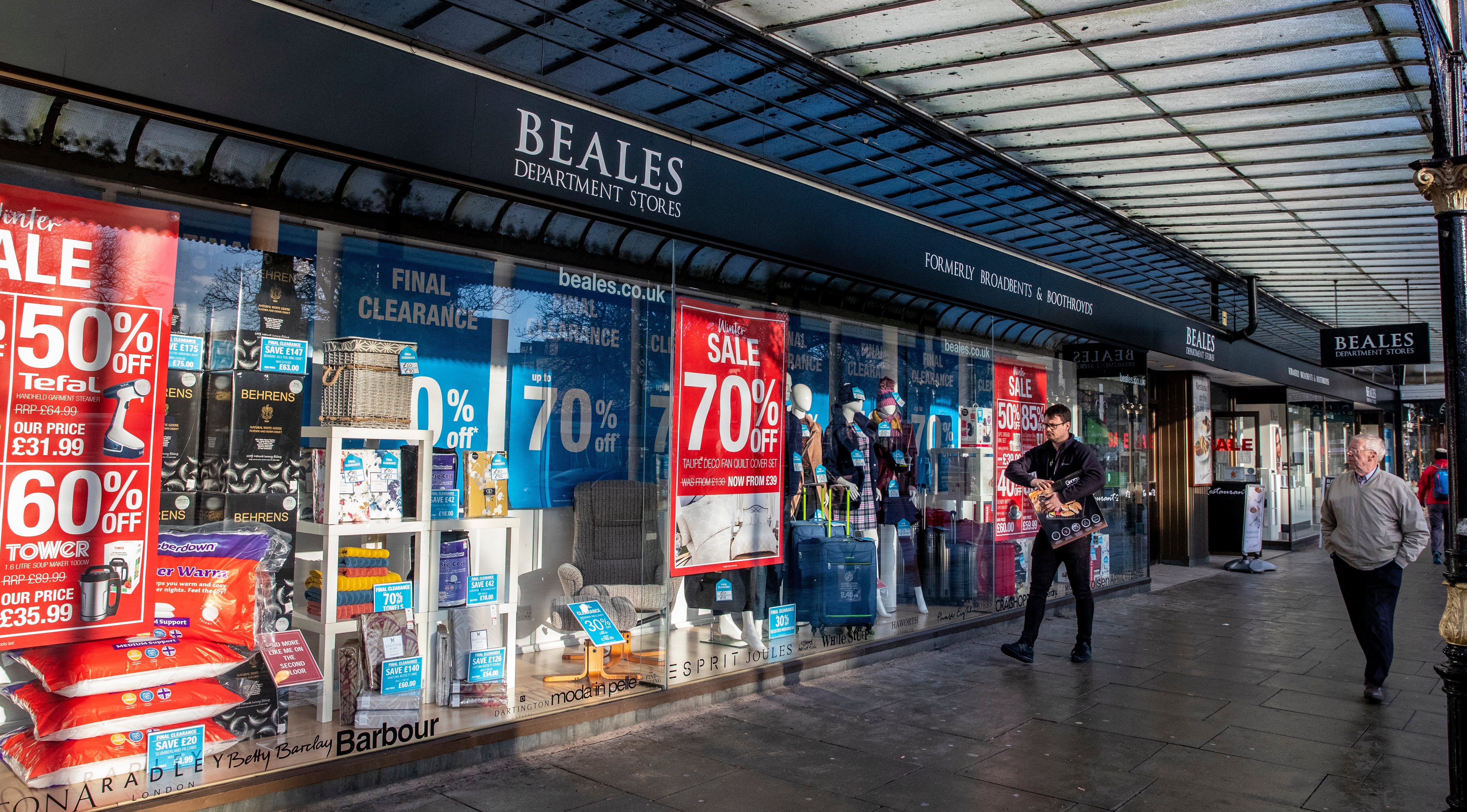 Department store Beales shut all but one of its shops after falling into administration in 2020 (Peter Byrne/PA)