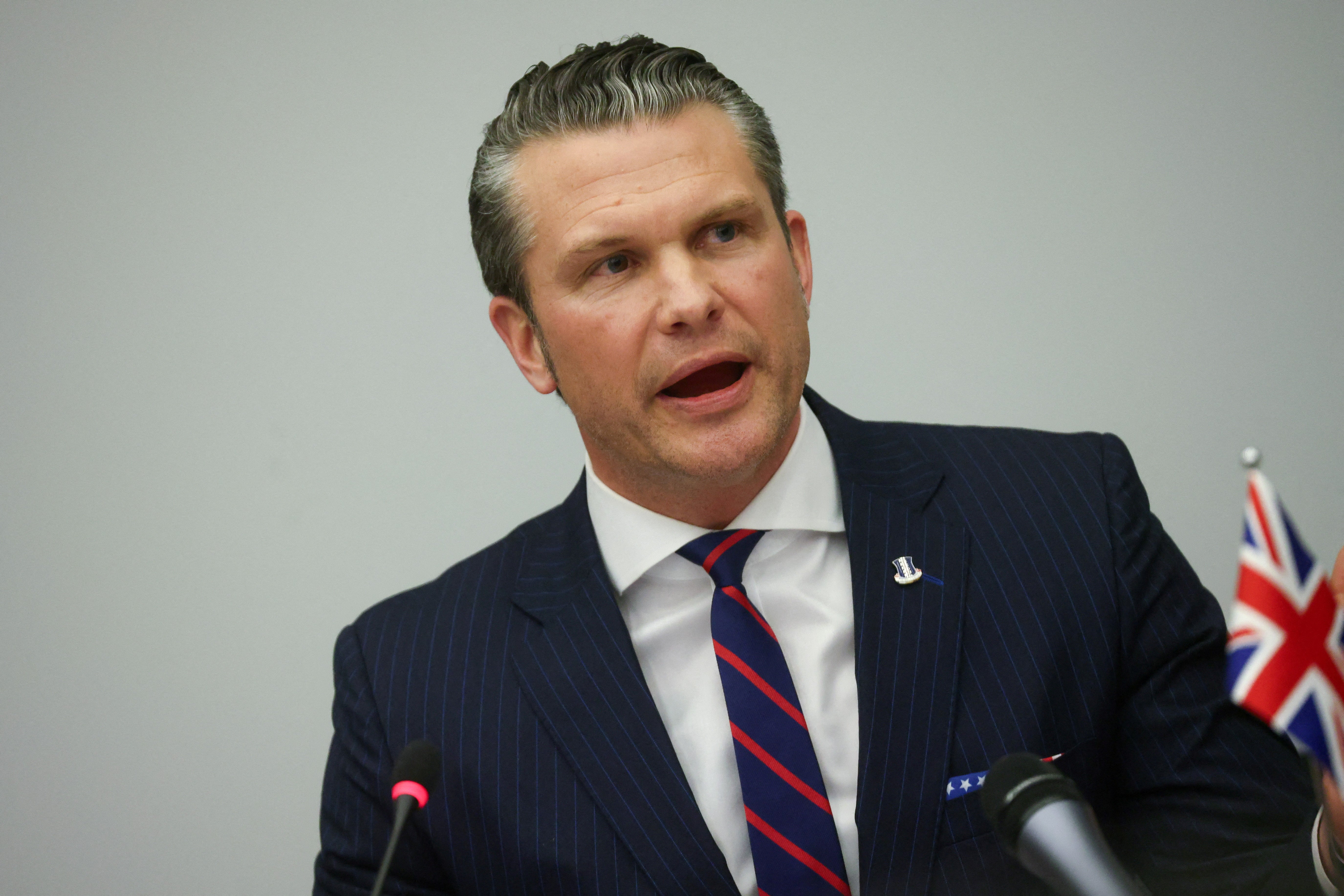 U.S. Defense Secretary Pete Hegseth