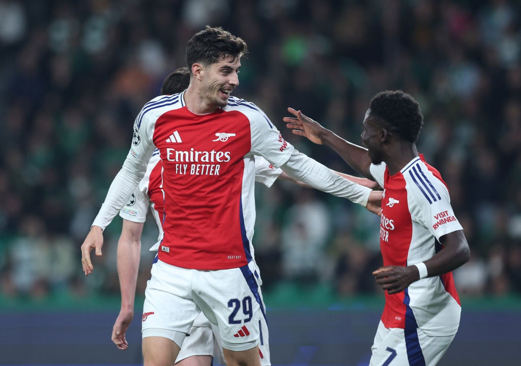 Kai Havertz and Bukayo Saka have both suffered hamstring injuries during a difficult season for the Gunners