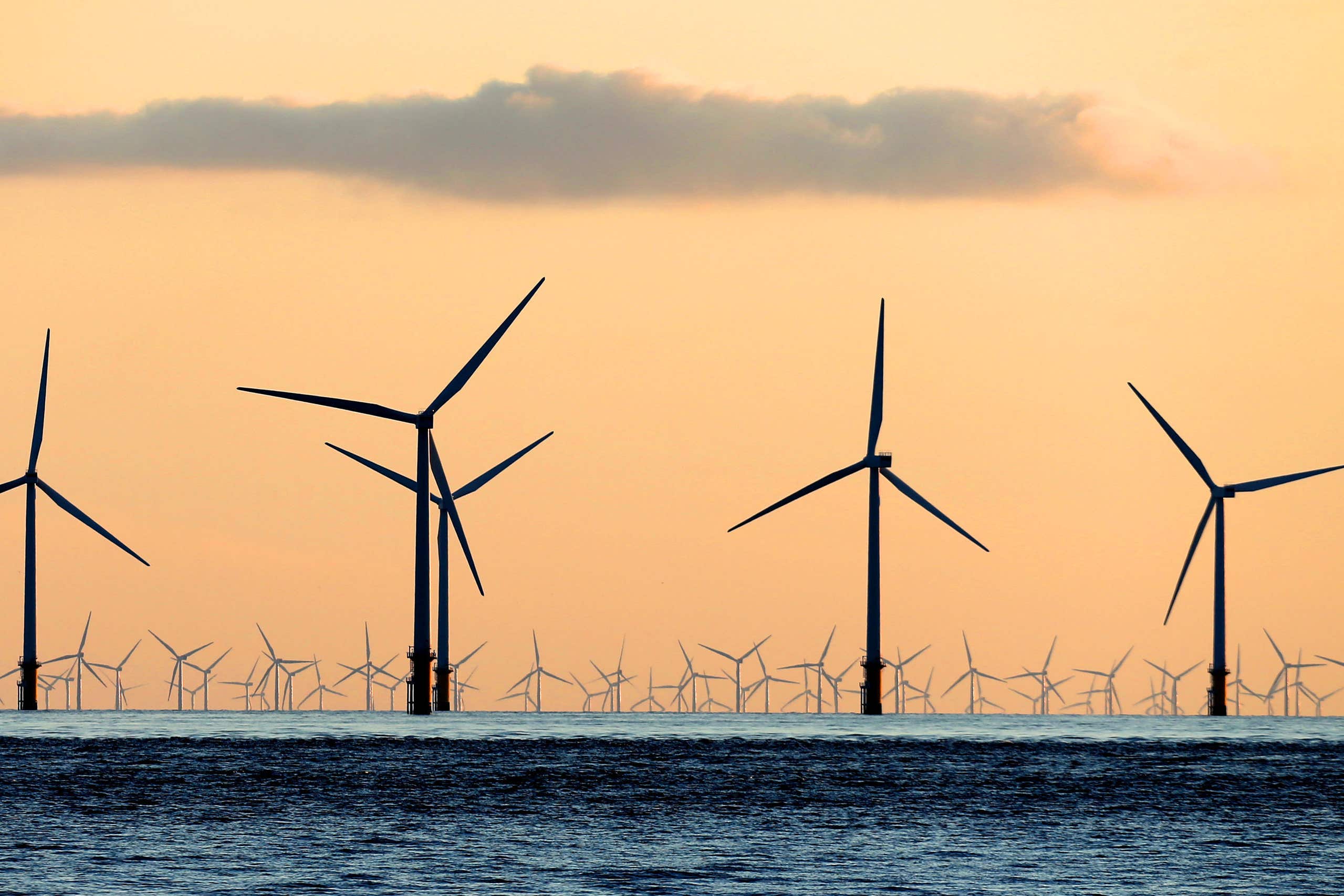 It is hoped the Green Volt North Sea wind farm off the coast of Scotland will be operational in 2029 (Peter Byrne/PA)