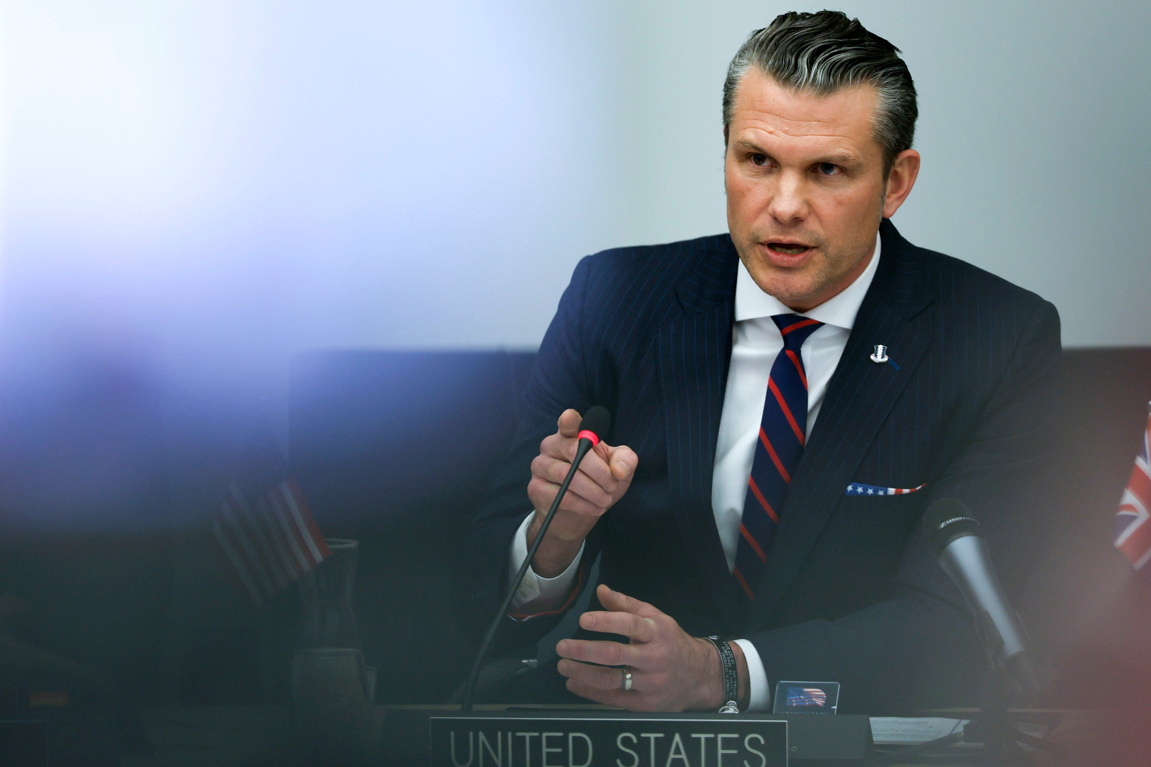 Pete Hegseth has said there will be no American boots on the ground in Ukraine as part of a peacekeeping force