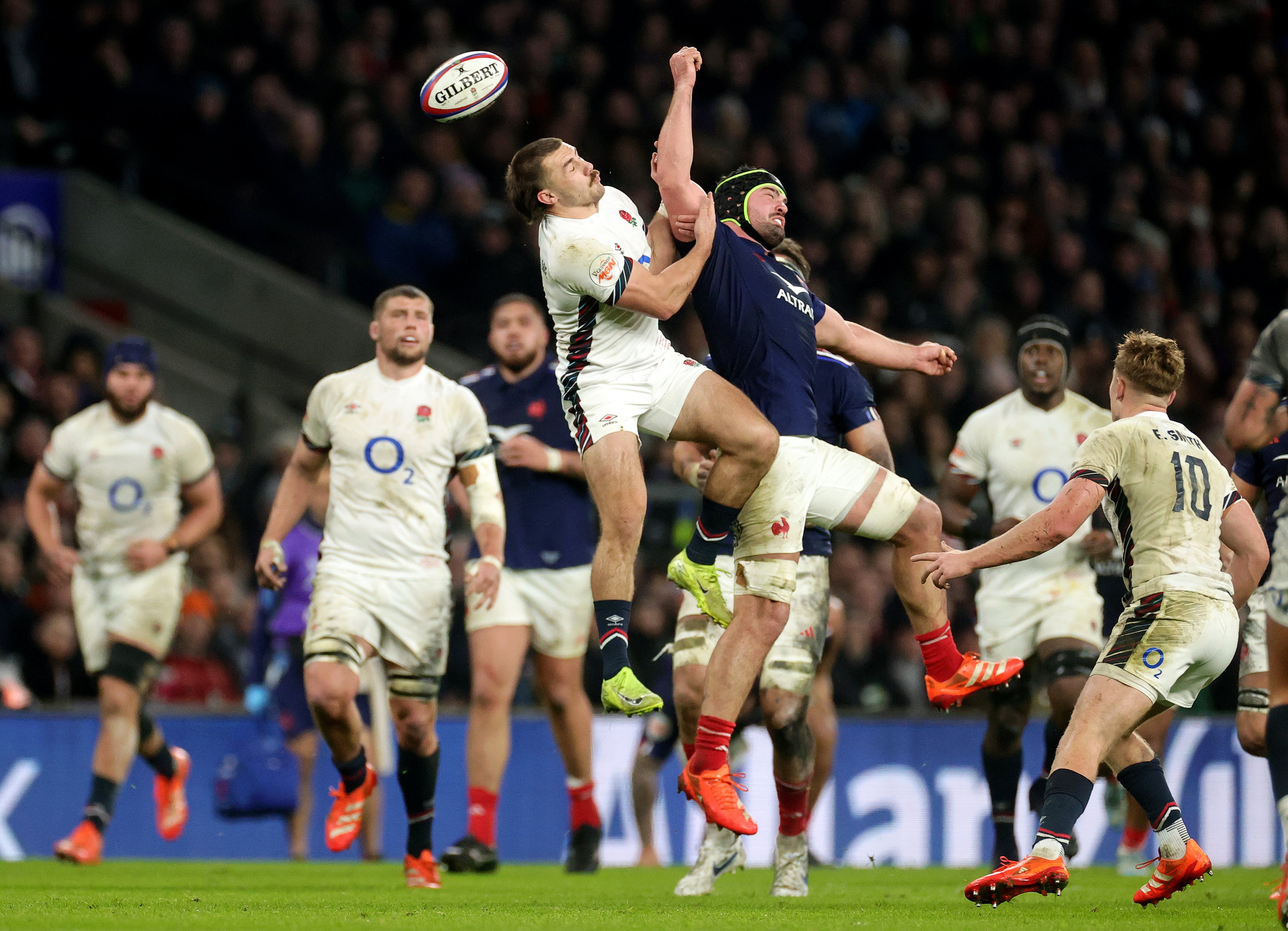 England wing Ollie Sleightholme: ‘I don’t think there’s much wrong with a little bit of argy-bargy’