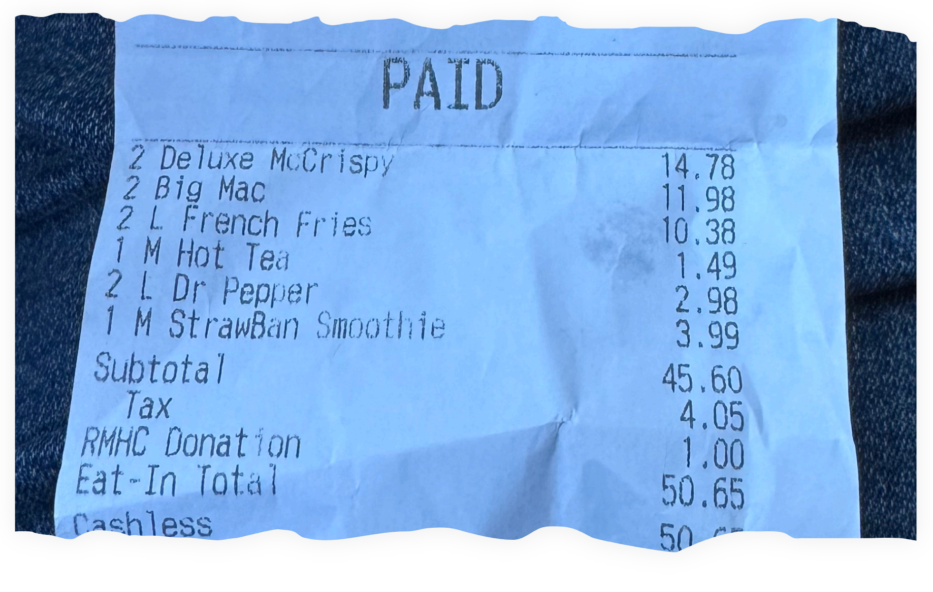 Rustam Irsaliev paid dearly for his McCrispy, his lawsuit says