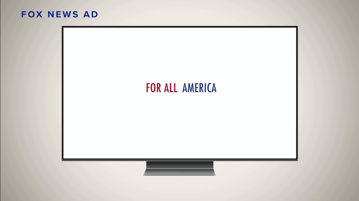 A screenshot from NewsNation's promo accusing Fox News of ripping it off.