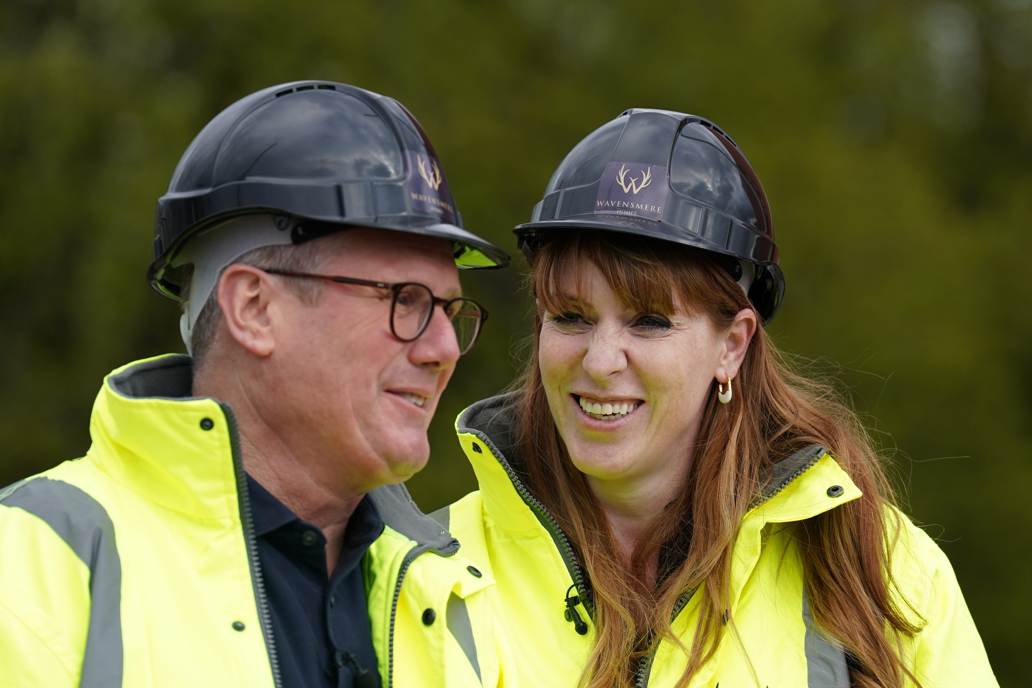 Sir Keir Starmer and Deputy Prime Minster Angela Rayner (Joe Giddens/PA)