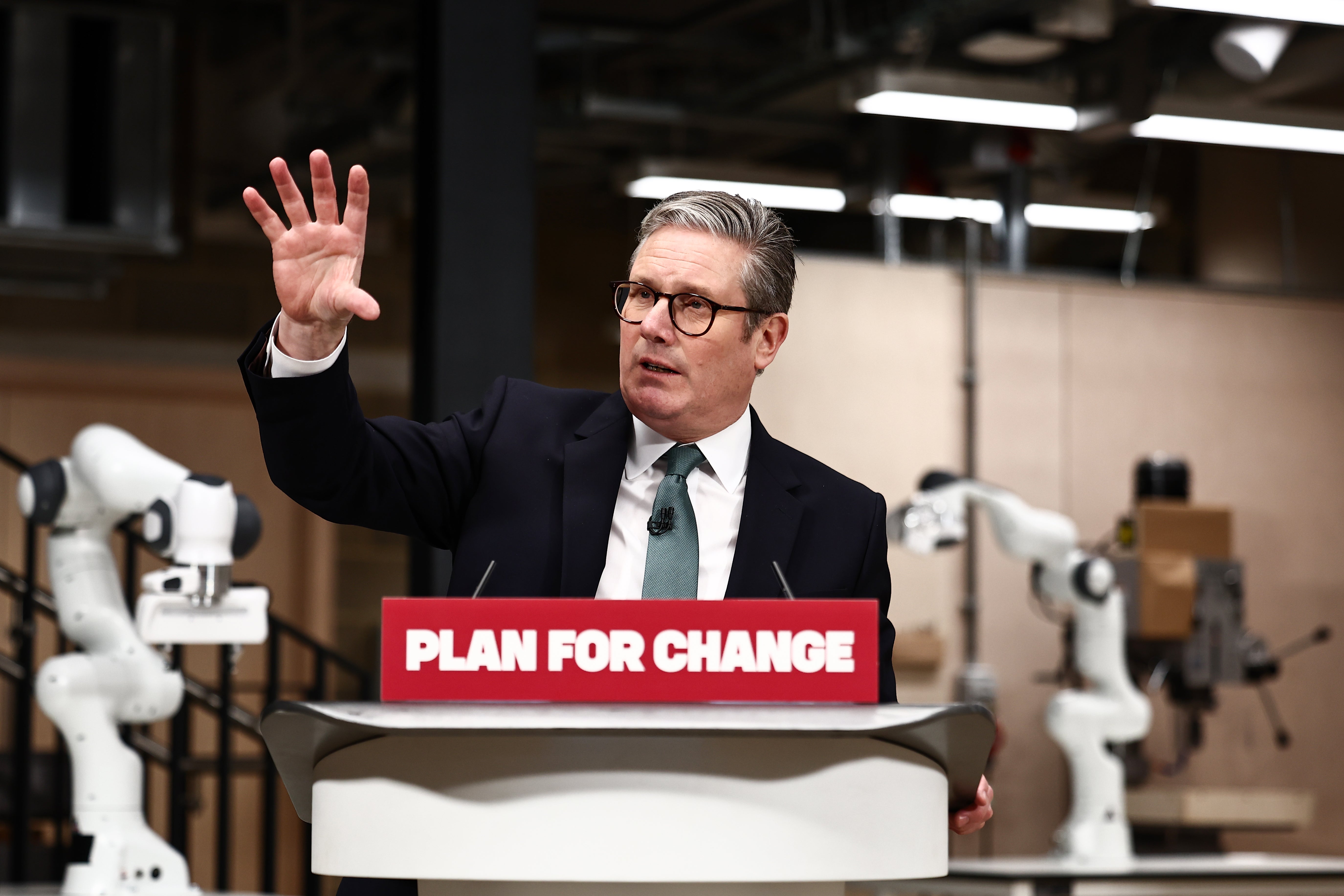 Keir Starmer outlines Labour plans to ‘turbocharge’ AI, January 2025