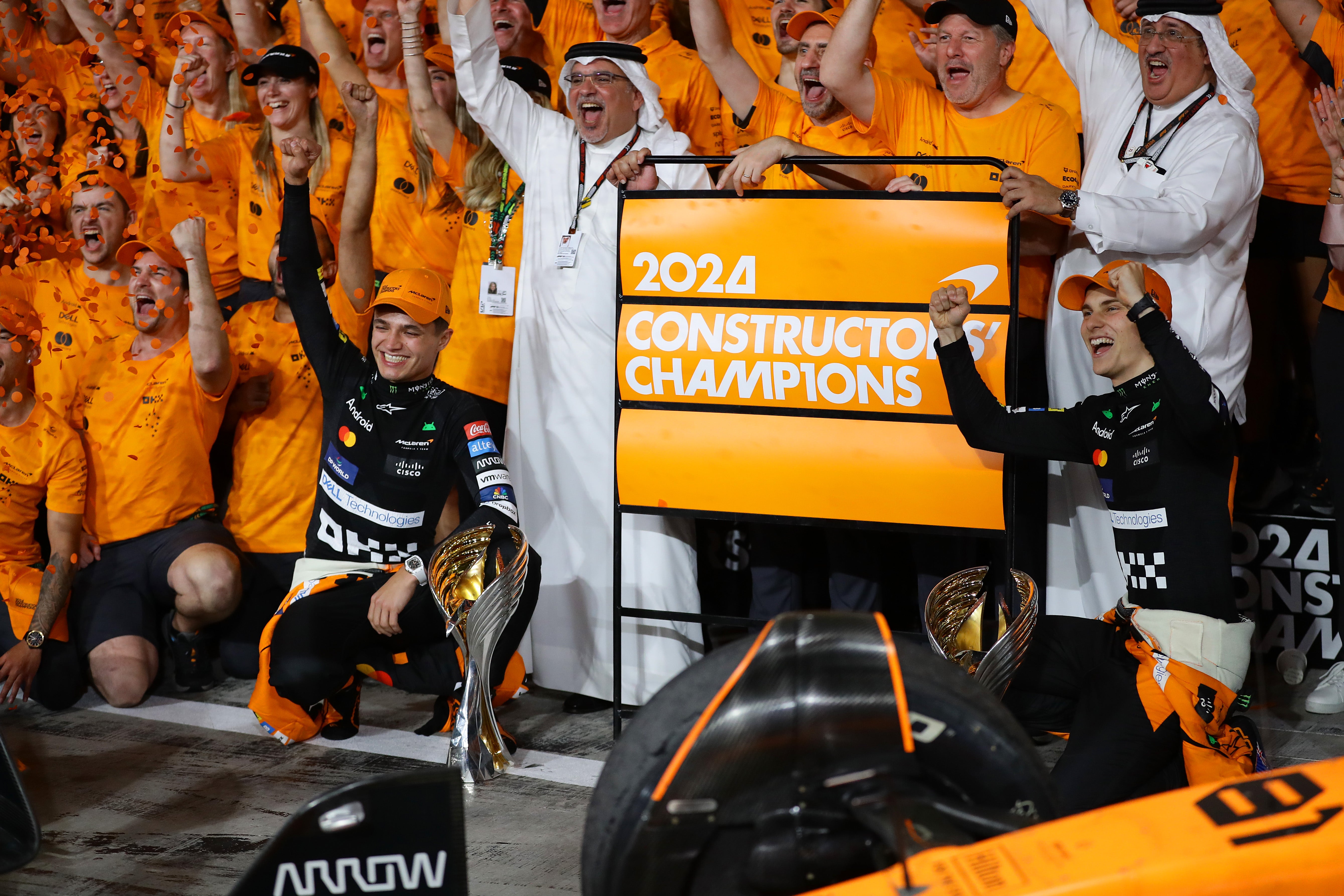 McLaren won their first constructors’ title in 26 years last season