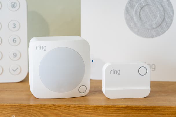 Ring Alarm motion detector and contact sensor