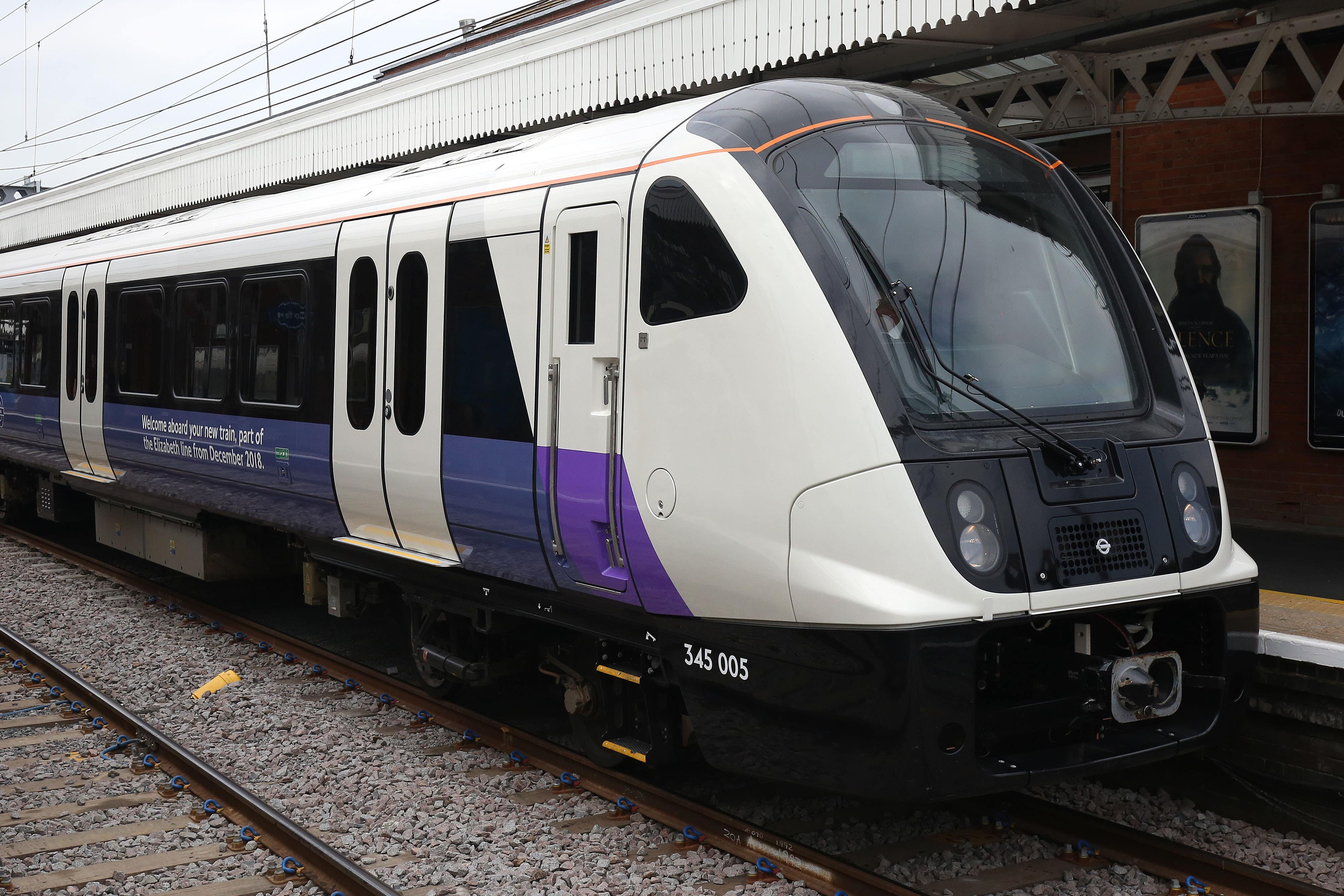 An Elizabeth Line train (PA)