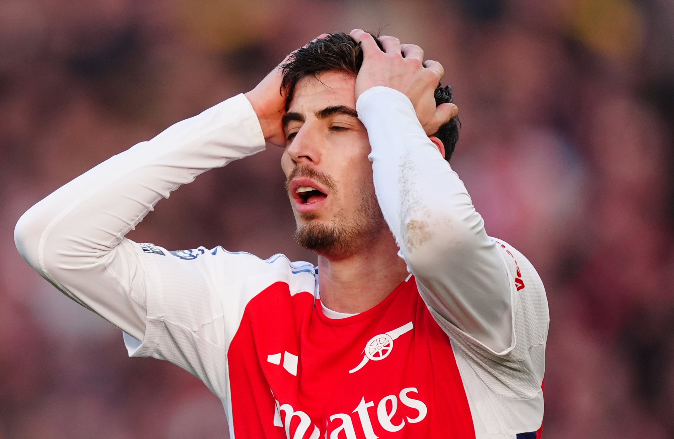 Kai Havertz is Arsenal’s top scorer this season (Mike Egerton/PA)