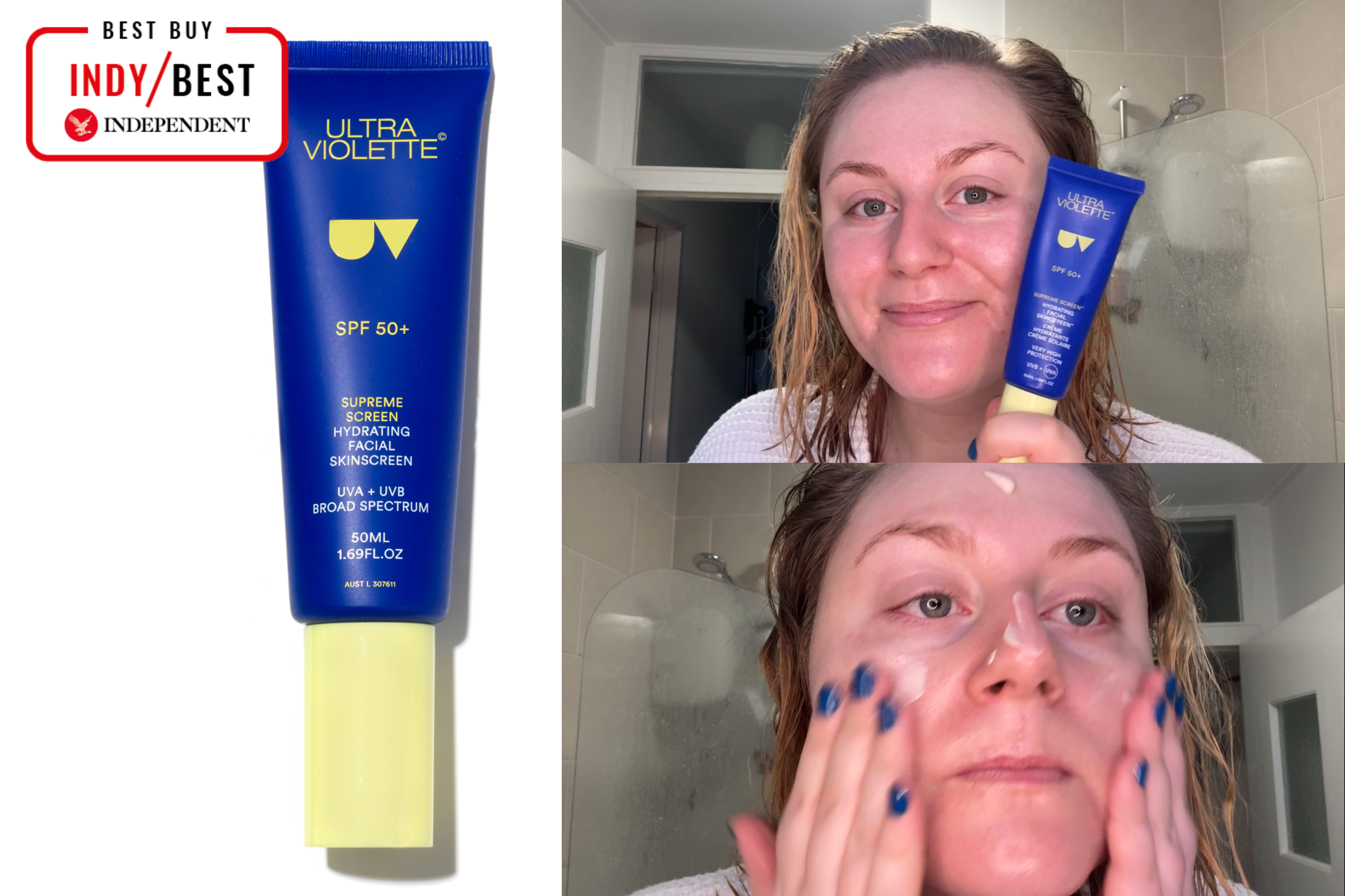 best spf moisturisers ultra violette supreme screen spf 50+ hydrating facial sunscreen indybest