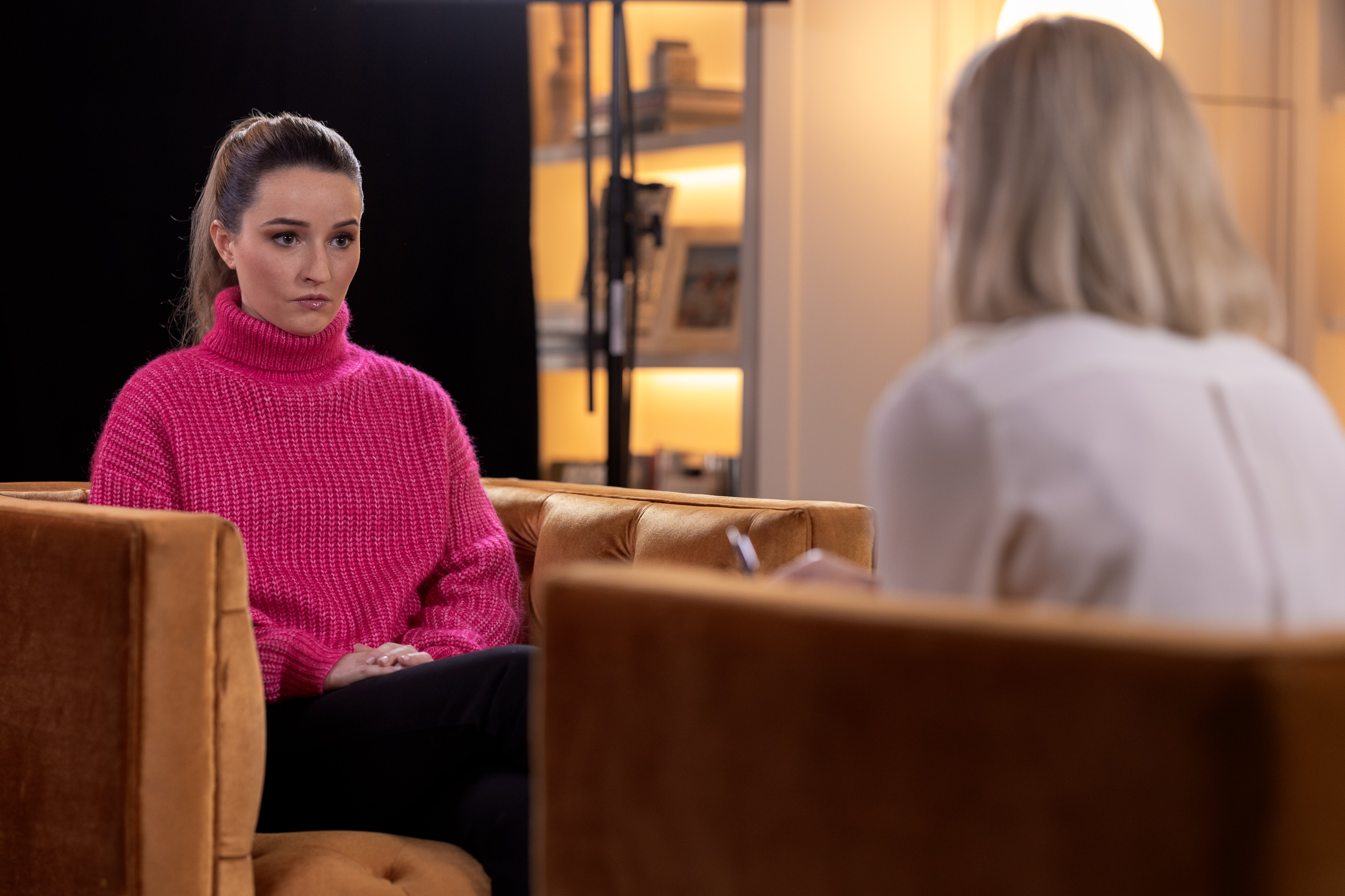 <p>Kaitlyn Dever as Belle in ‘Apple Cider Vinegar’; Gibson’s real interview on ‘60 Minutes’ was watched by millions in Australia</p>