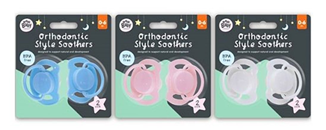 Baby Essentials Orthodontic Style Soothers